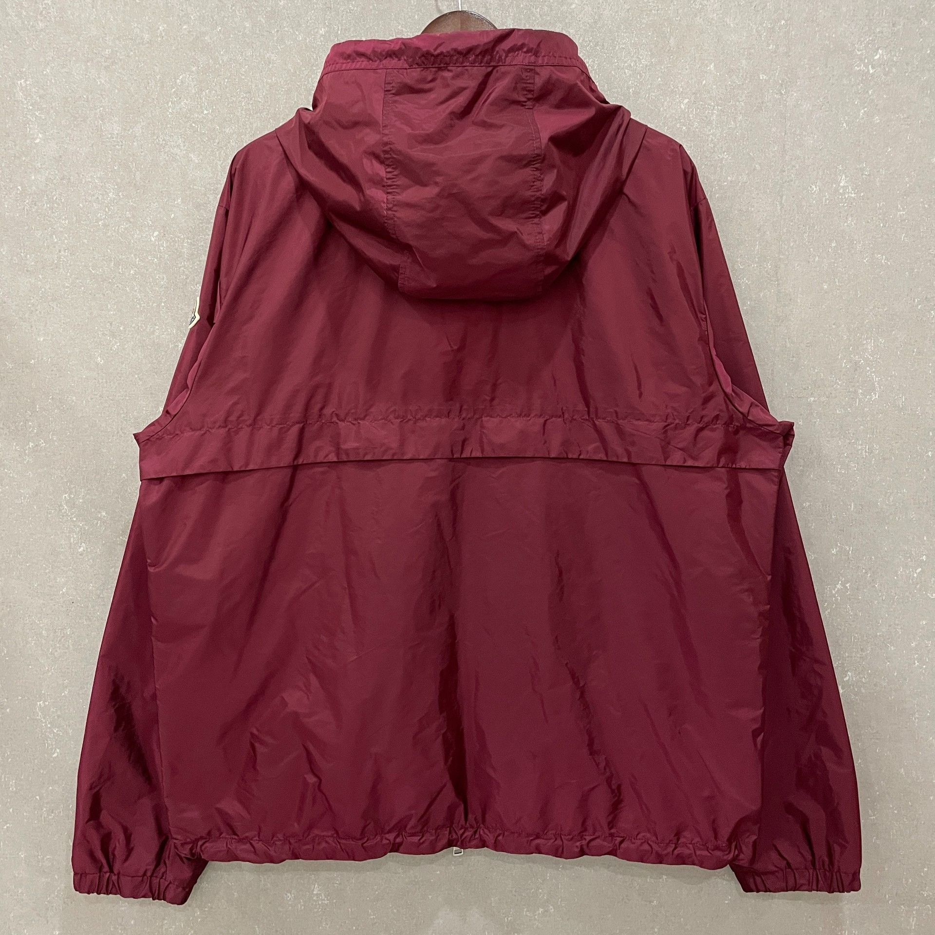 Moncler Moncler Burgundy Hooded Light Jacket Size 5 Size US XXL / EU 58 / 5 - 3 Thumbnail