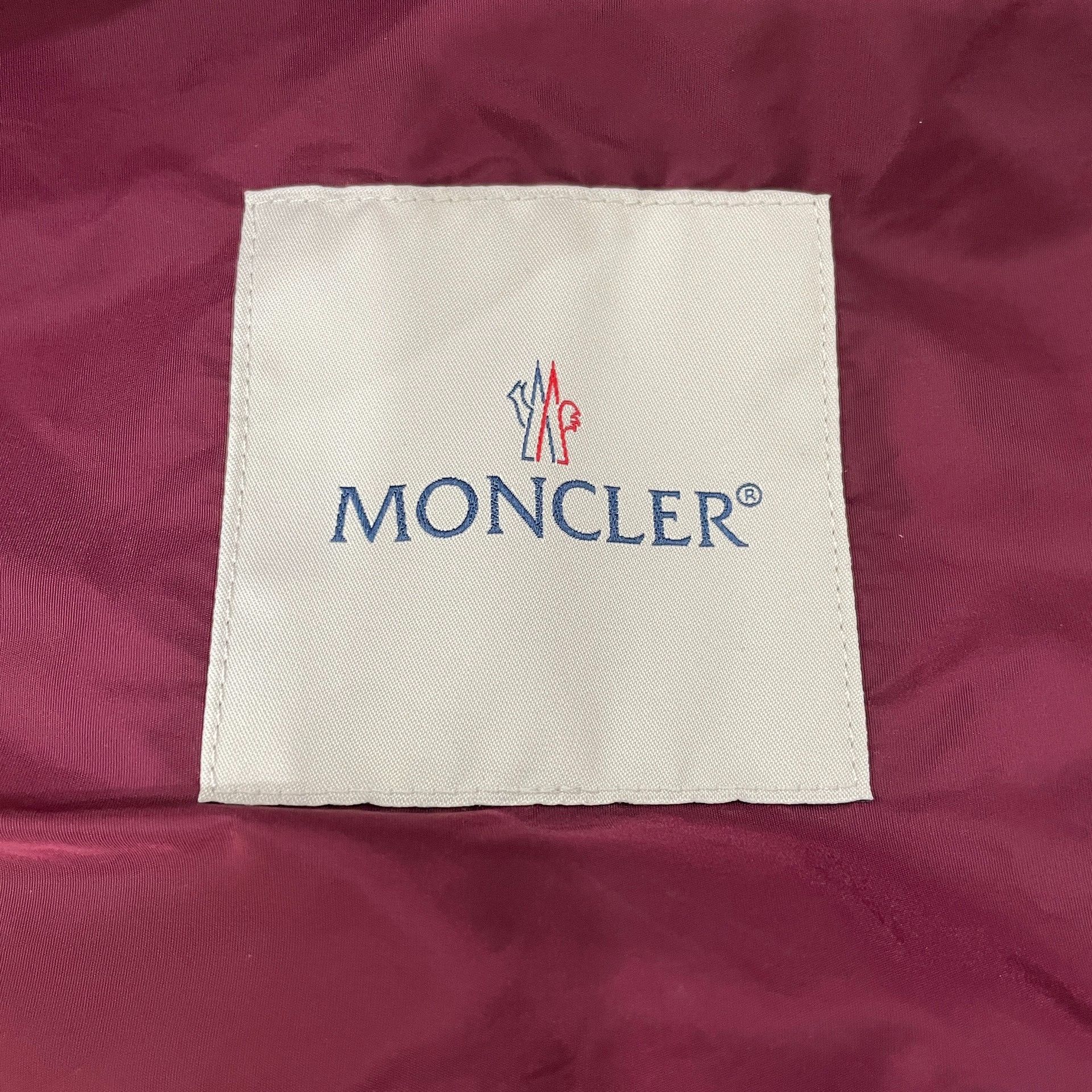 Moncler Moncler Burgundy Hooded Light Jacket Size 5 Size US XXL / EU 58 / 5 - 4 Thumbnail
