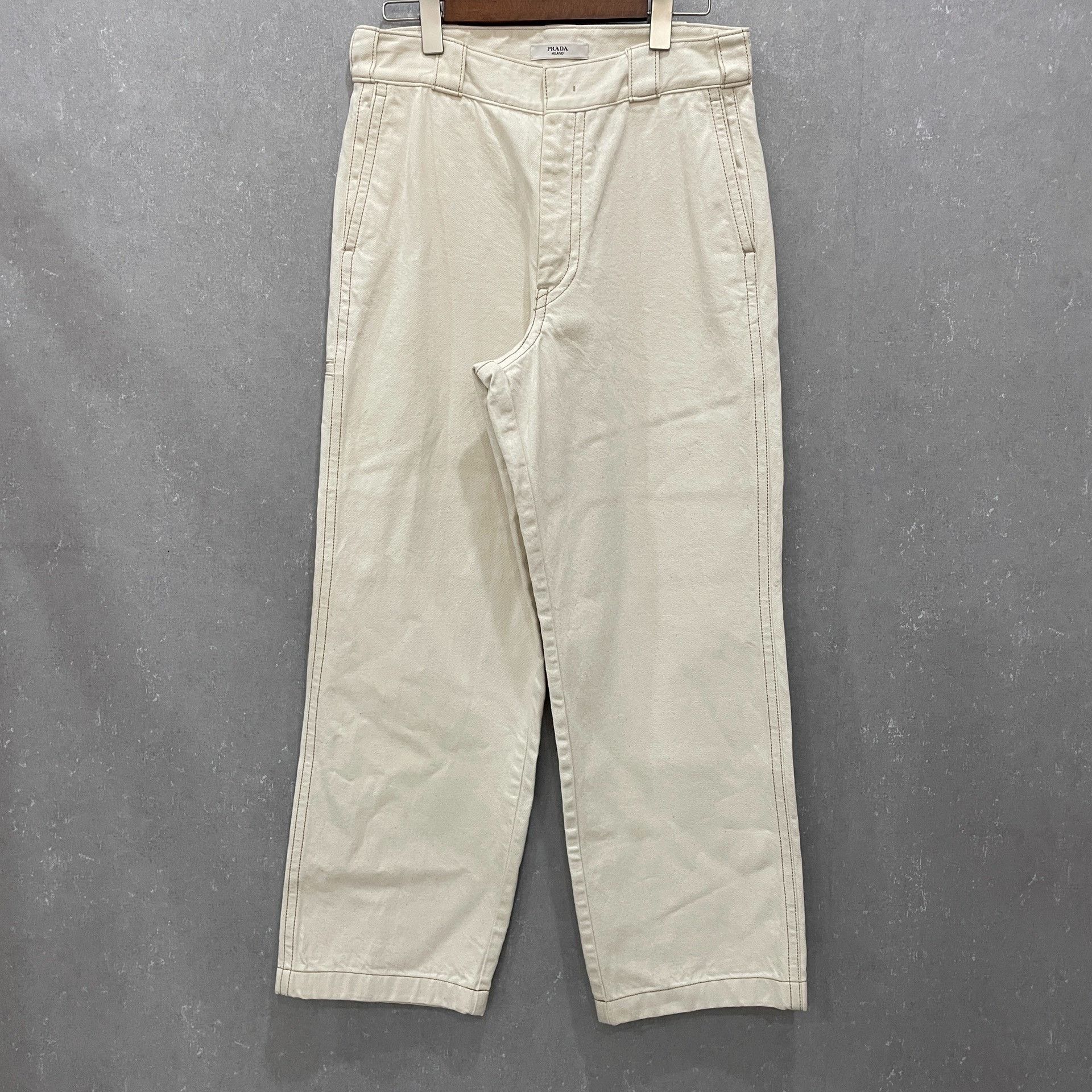 Prada Prada Natural Grain Denim Jeans 46 Size US 30 / EU 46 - 2 Thumbnail