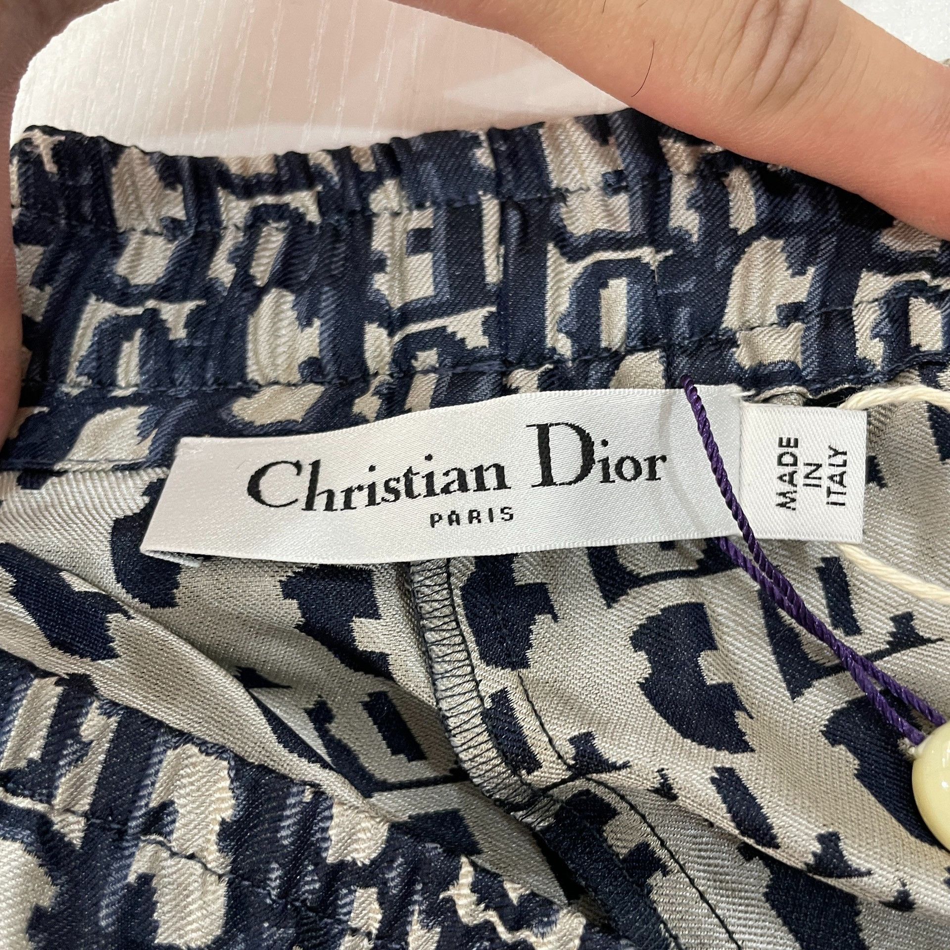 Dior Dior Oblique Monogram Silk Shorts 36 Size 26" / US 2 / IT 38 - 4 Thumbnail