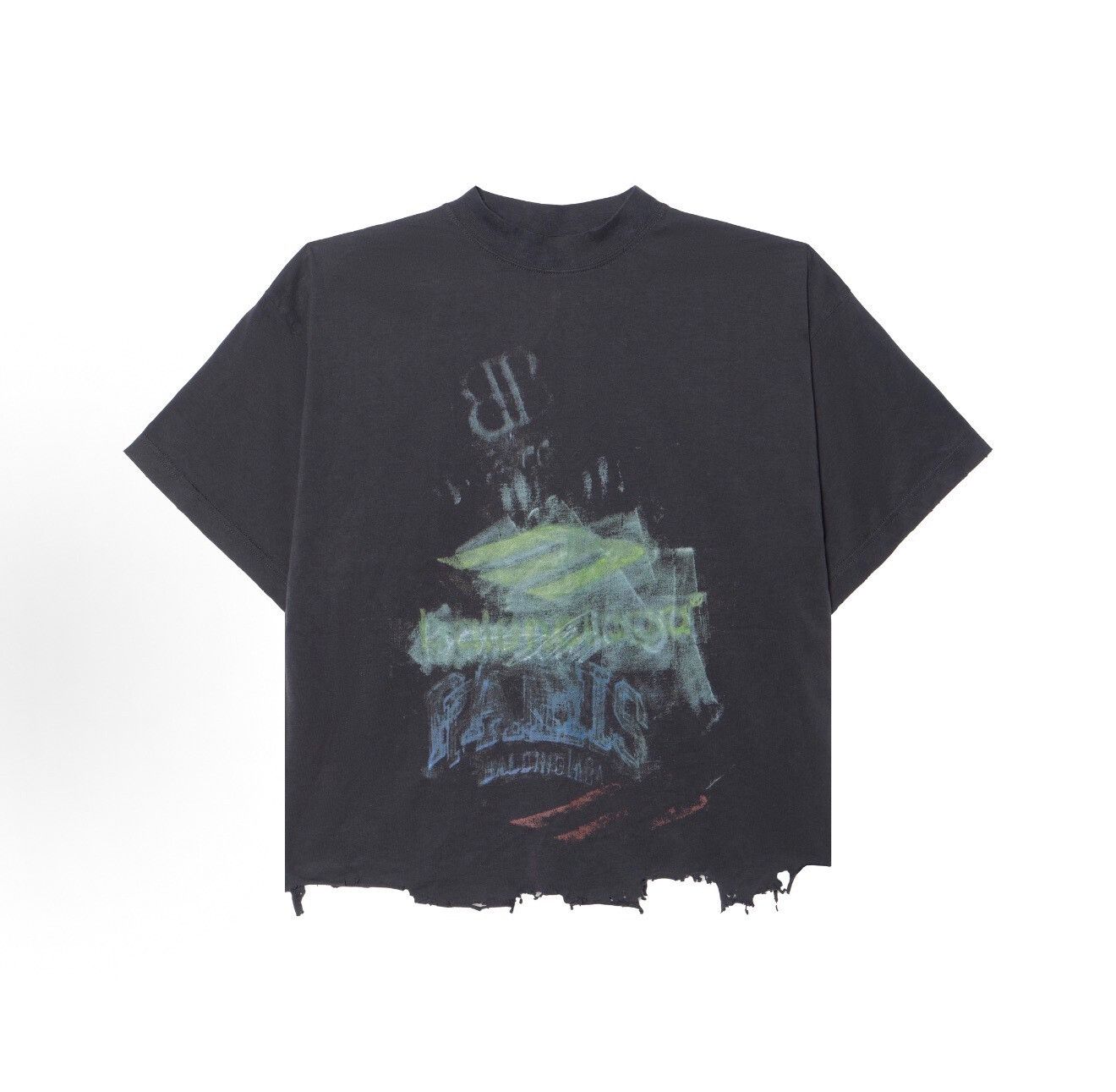 Balenciaga Balenciaga Graphic Short Sleeve T-Shirt Size 2 Size US M / EU 48-50 / 2 - 2 Thumbnail