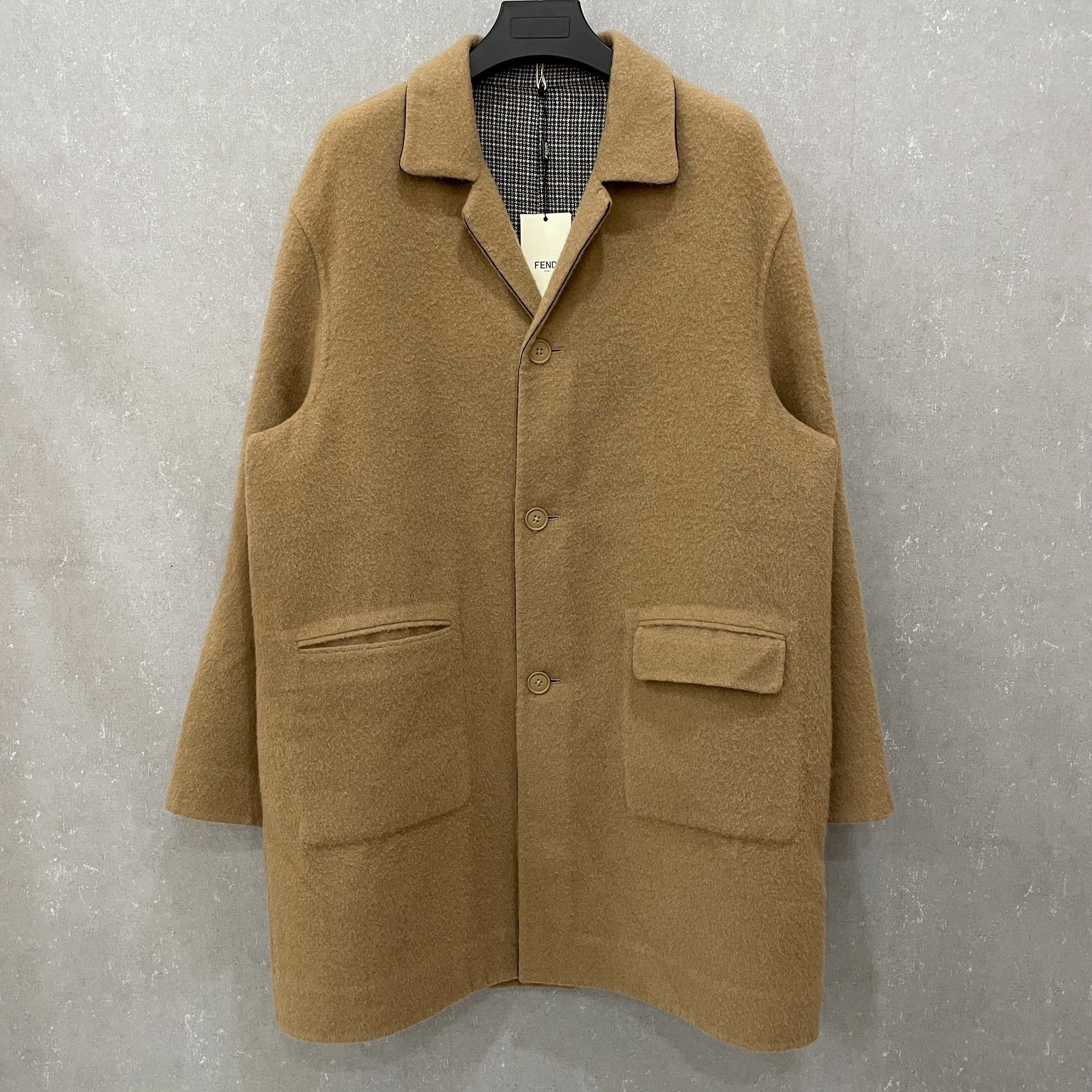 Fendi Fendi Reversible Wool Camel Coat 50 Size US M / EU 48-50 / 2 - 2 Thumbnail