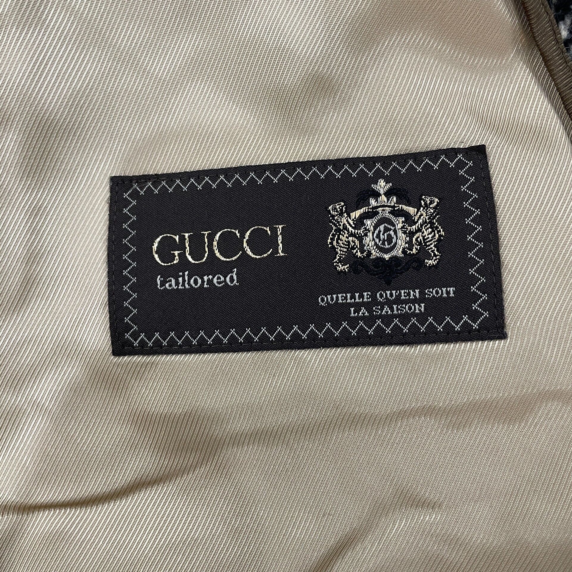 Gucci Gucci Herringbone Wool Overcoat Size 48R Size US M / EU 48-50 / 2 - 5 Thumbnail