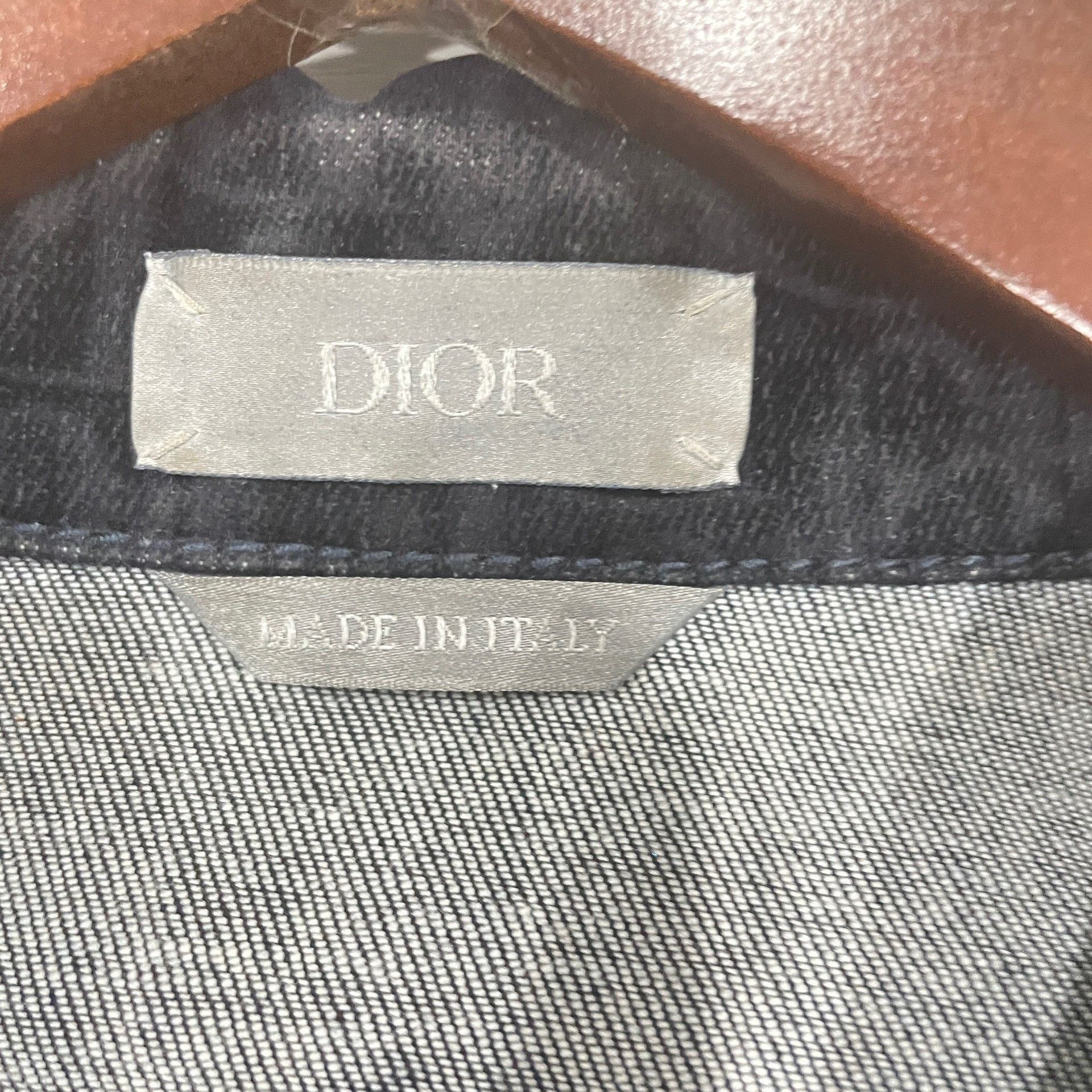 Dior Dior Flocked Oblique Denim Jacket 50 Size US M / EU 48-50 / 2 - 4 Thumbnail