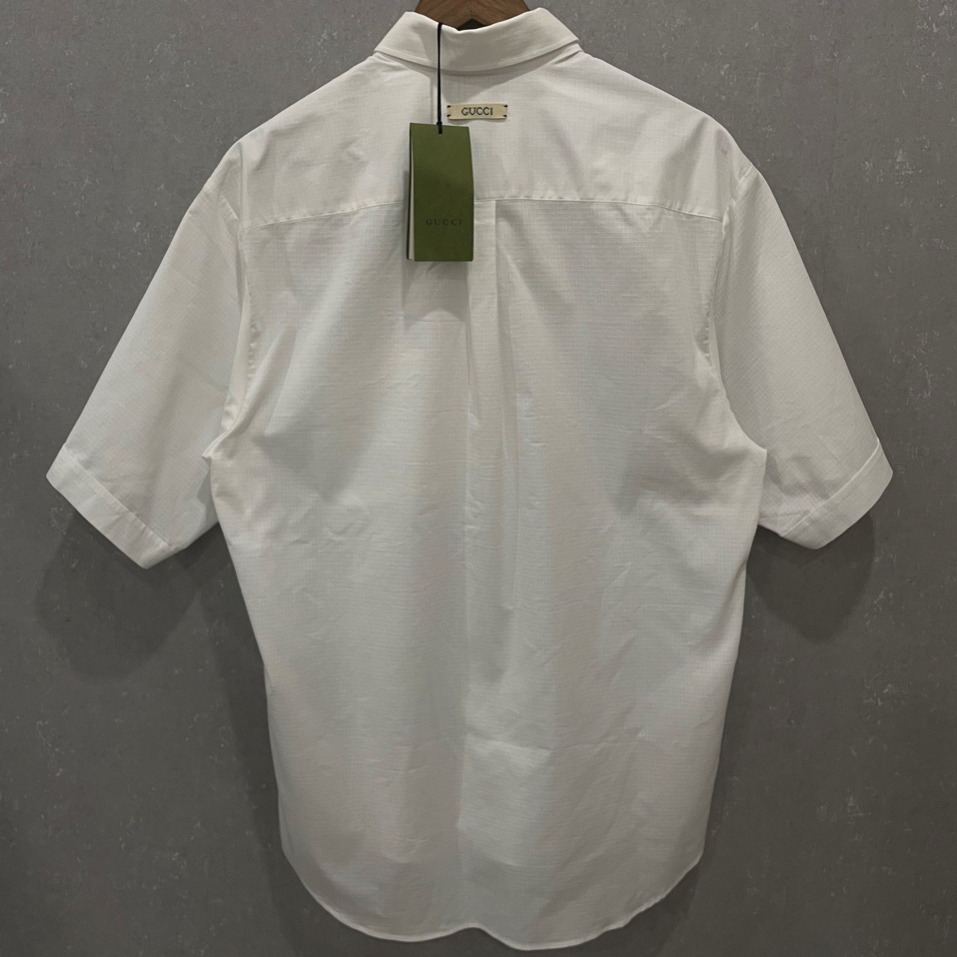 Gucci Gucci Cotton Blend Short Sleeve Button Up Shirt 46 Size US S / EU 44-46 / 1 - 4 Thumbnail