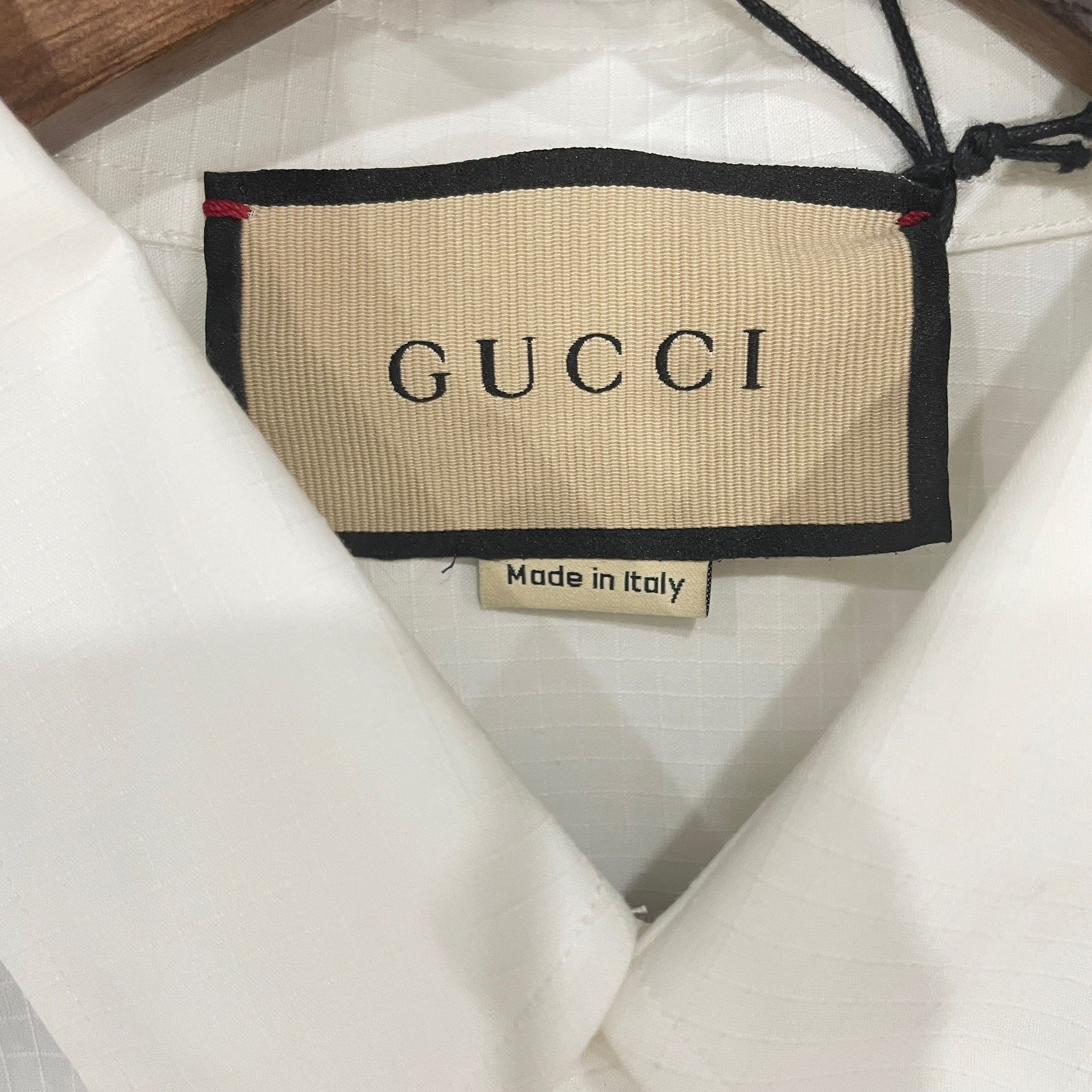 Gucci Gucci Cotton Blend Short Sleeve Button Up Shirt 46 Size US S / EU 44-46 / 1 - 5 Thumbnail