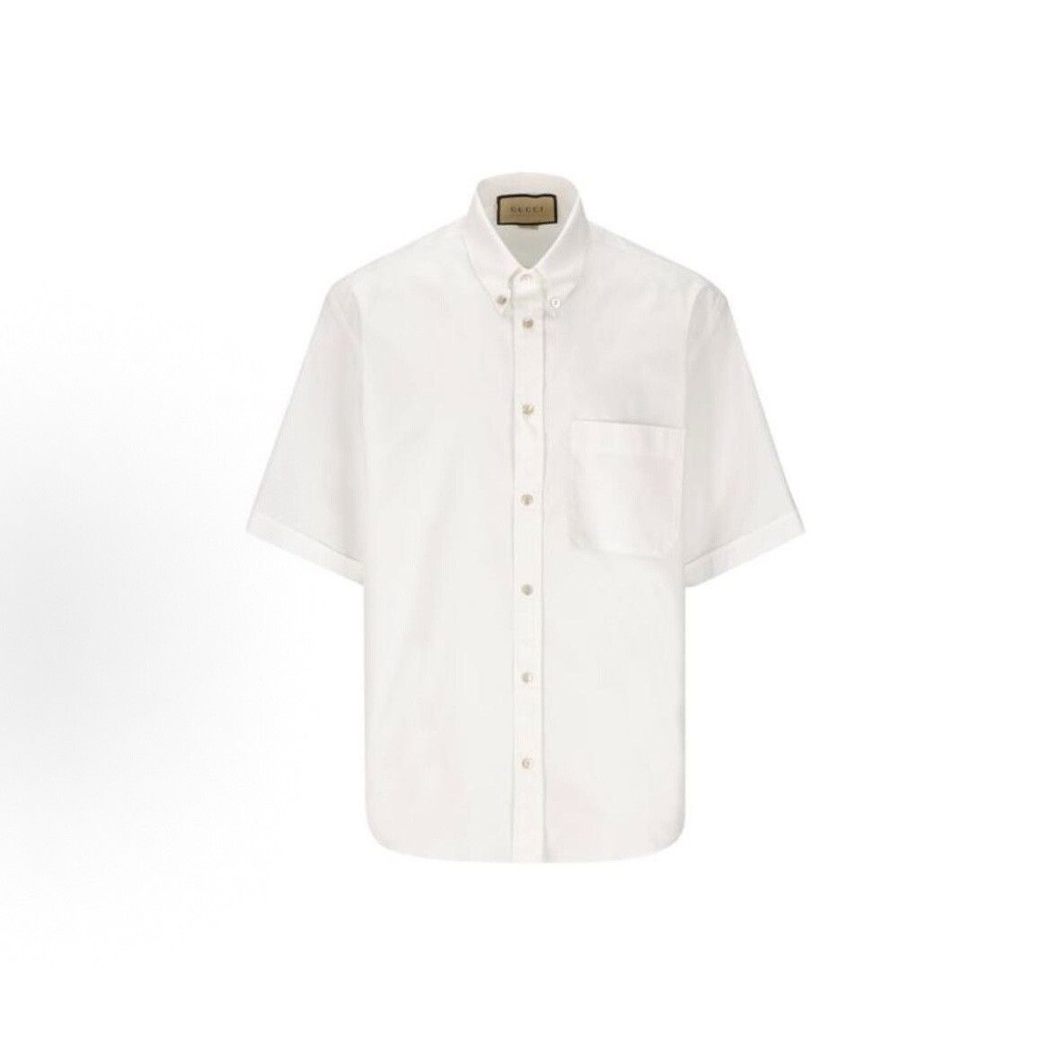 Gucci Gucci Cotton Blend Short Sleeve Button Up Shirt 46 Size US S / EU 44-46 / 1 - 2 Thumbnail