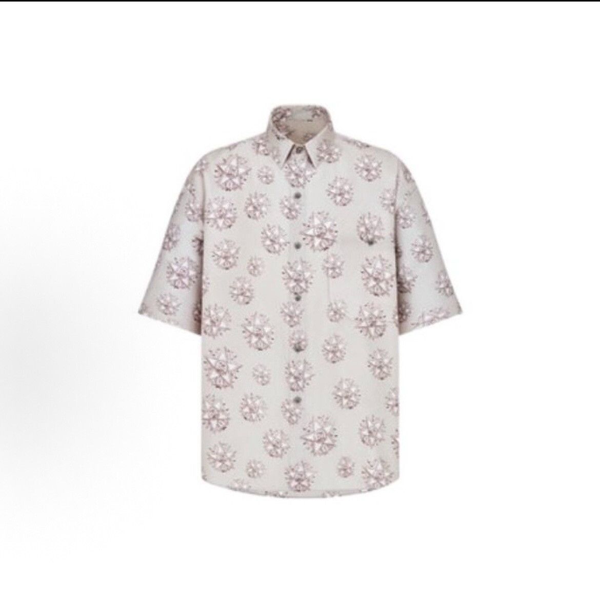 Dior Dior Patterned Silk Short Sleeve Shirt 40 Size US M / EU 48-50 / 2 - 2 Thumbnail