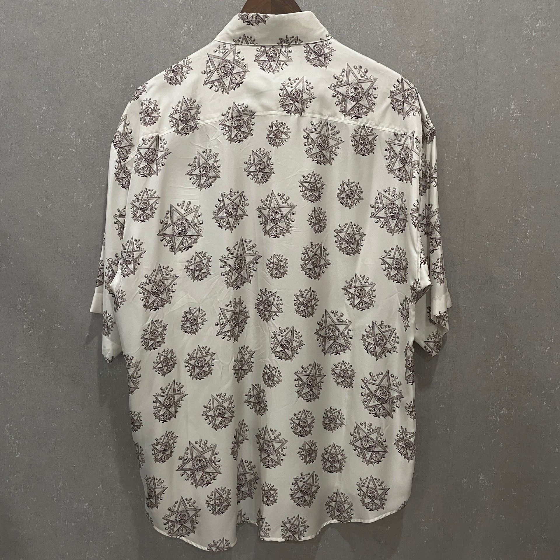 Dior Dior Patterned Silk Short Sleeve Shirt 40 Size US M / EU 48-50 / 2 - 4 Thumbnail