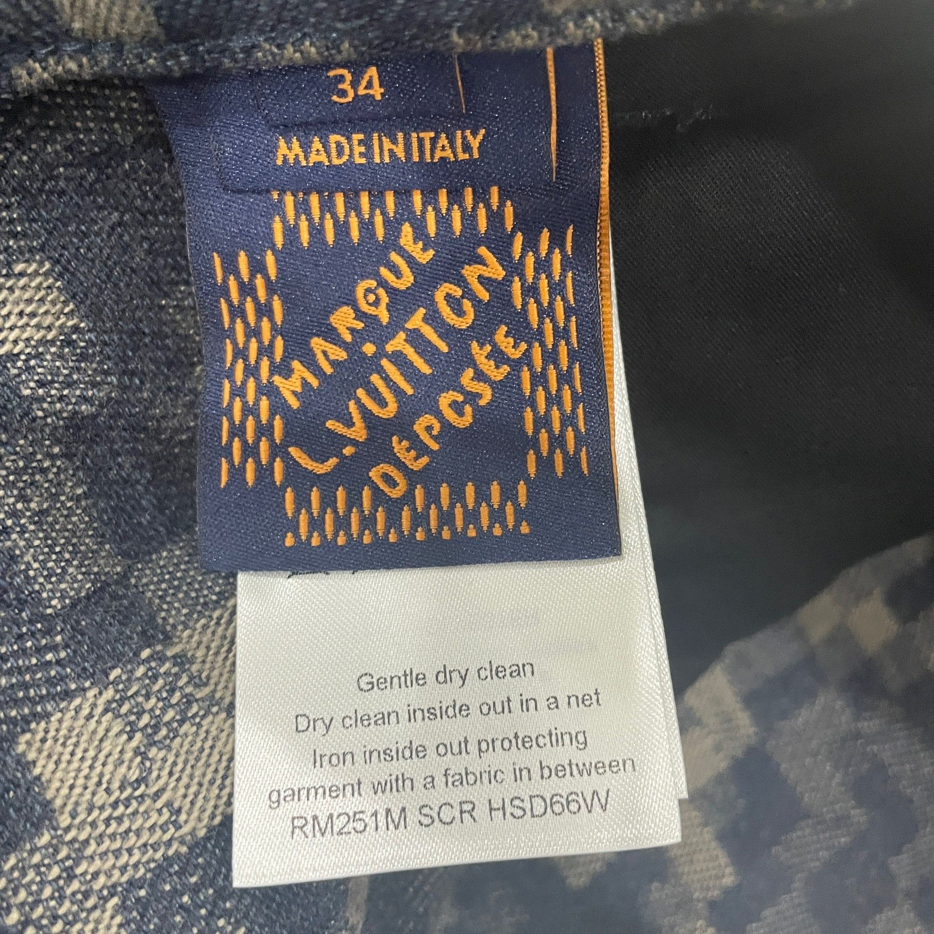 Louis Vuitton Louis Vuitton Snake Jacquard Skate Jeans 34 Size US 34 / EU 50 - 6 Thumbnail
