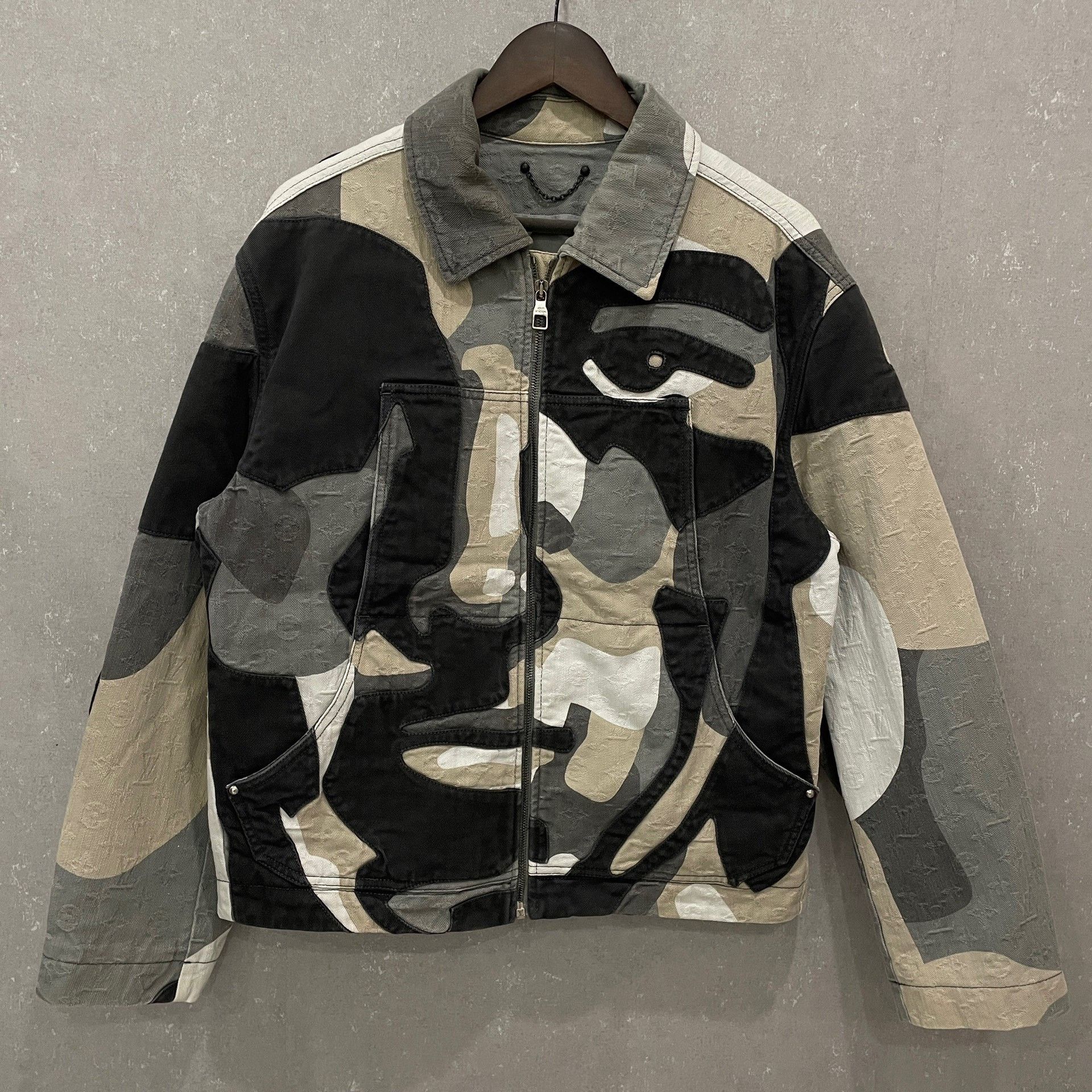 Louis Vuitton Louis Vuitton Face Patchwork Denim Jacket 46 Size US S / EU 44-46 / 1 - 2 Thumbnail