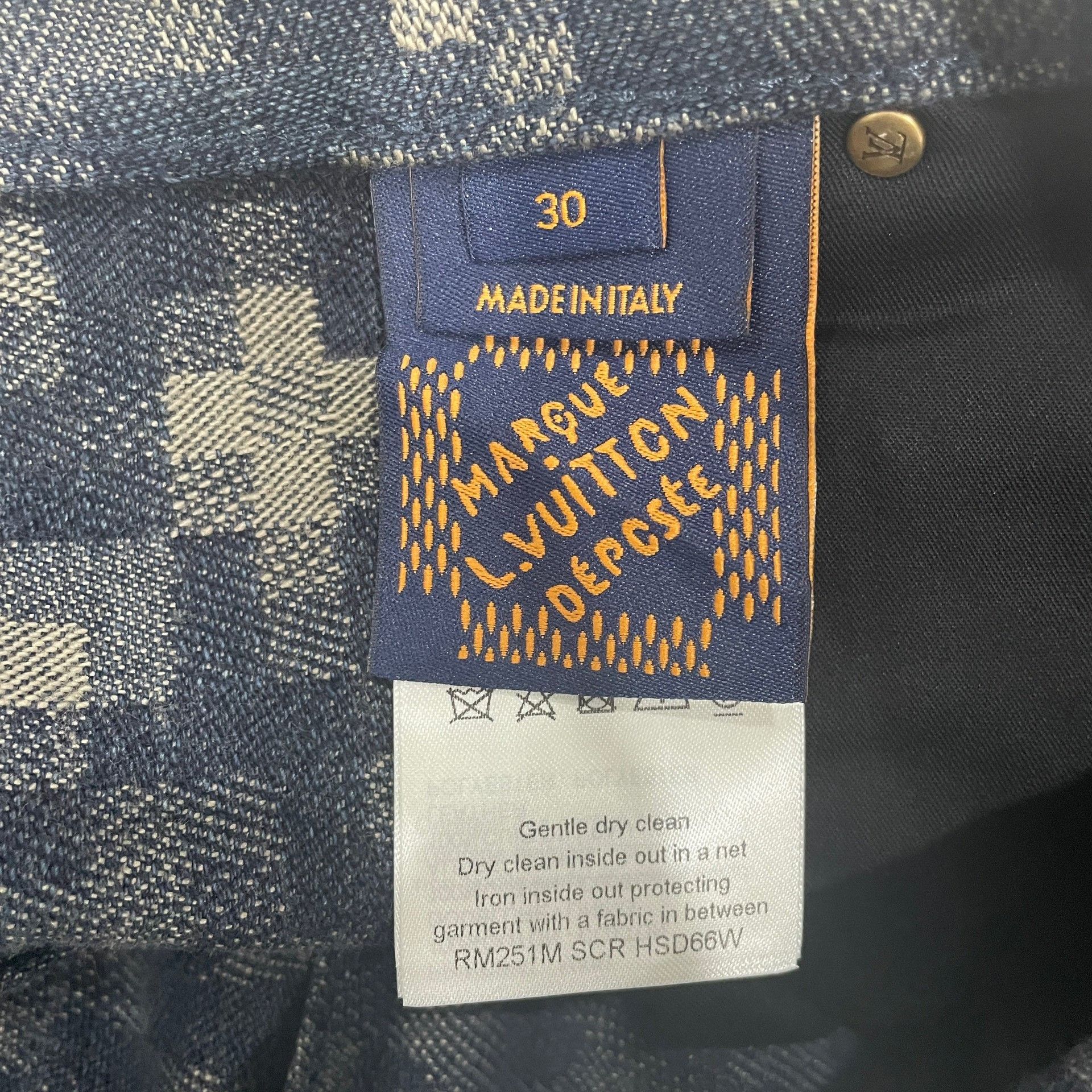 Louis Vuitton Louis Vuitton Snake Jacquard Denim Jeans 30 Size US 30 / EU 46 - 6 Thumbnail