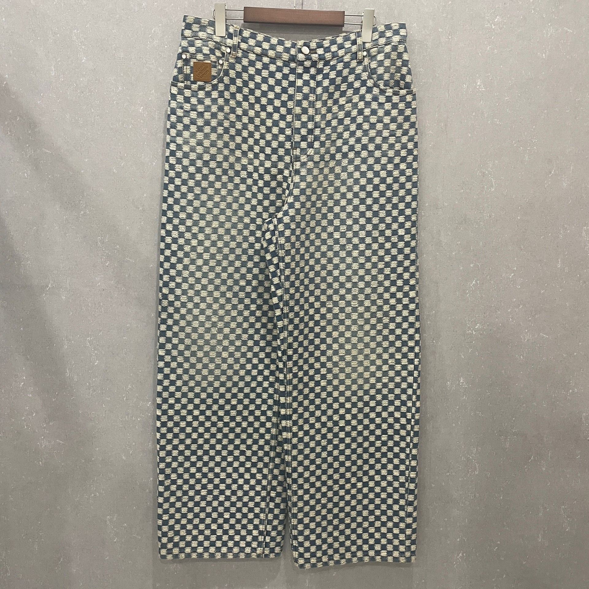 Louis Vuitton Louis Vuitton x Nigo Damier Checkered Pants 33 Size US 33 - 2 Thumbnail