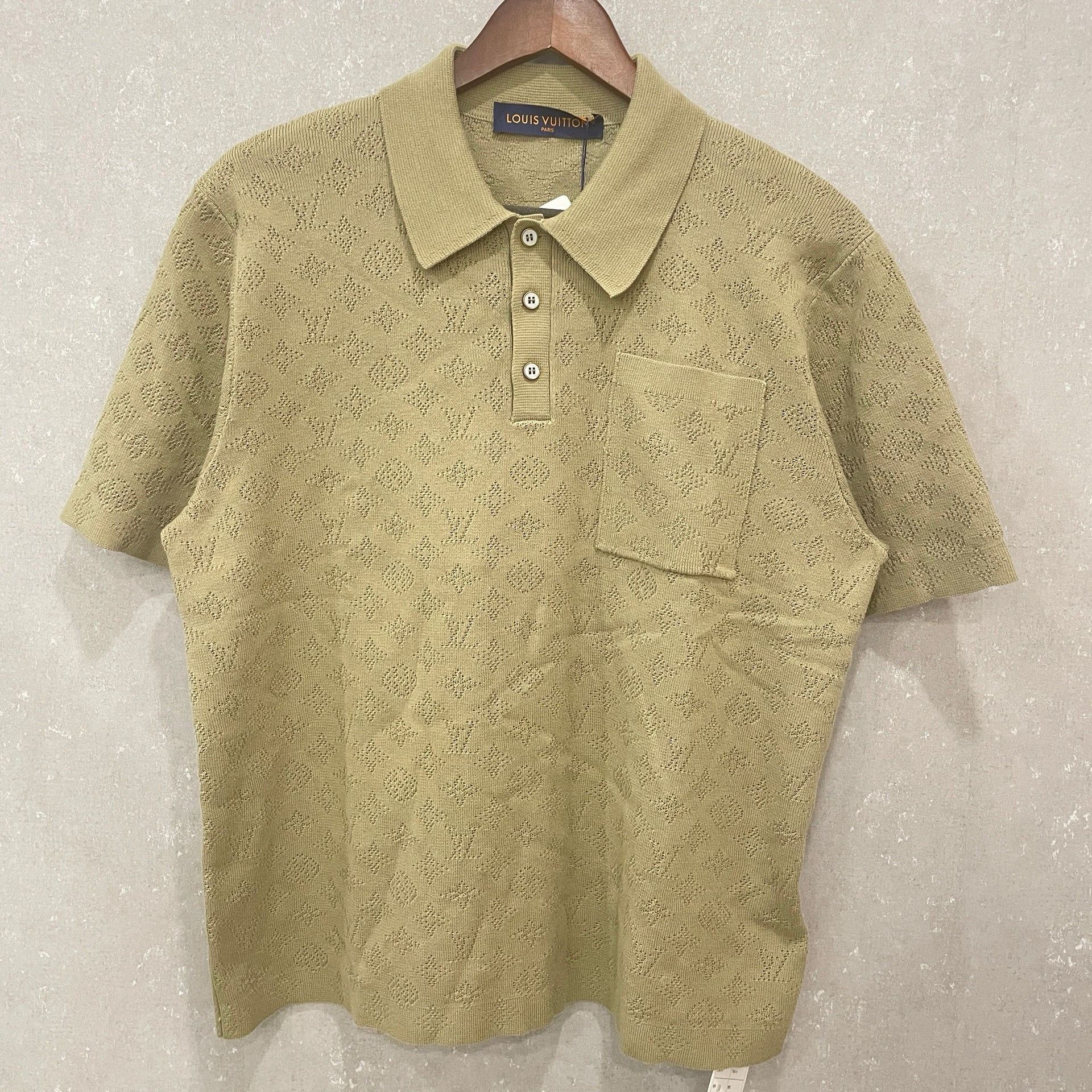 Louis Vuitton Louis Vuitton Monogram Perforated Knit Polo S Size US S / EU 44-46 / 1 - 3 Thumbnail