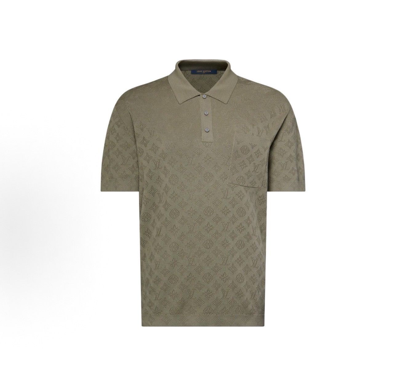Louis Vuitton Louis Vuitton Monogram Perforated Knit Polo S Size US S / EU 44-46 / 1 - 2 Thumbnail