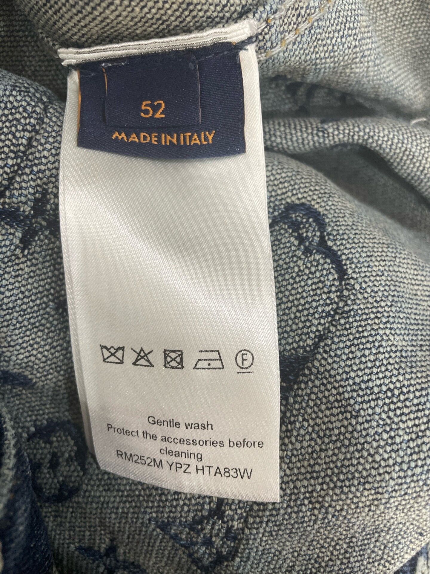 Louis Vuitton Louis Vuitton Clouds Monogram Denim Jacket 52 Size US L / EU 52-54 / 3 - 6 Thumbnail