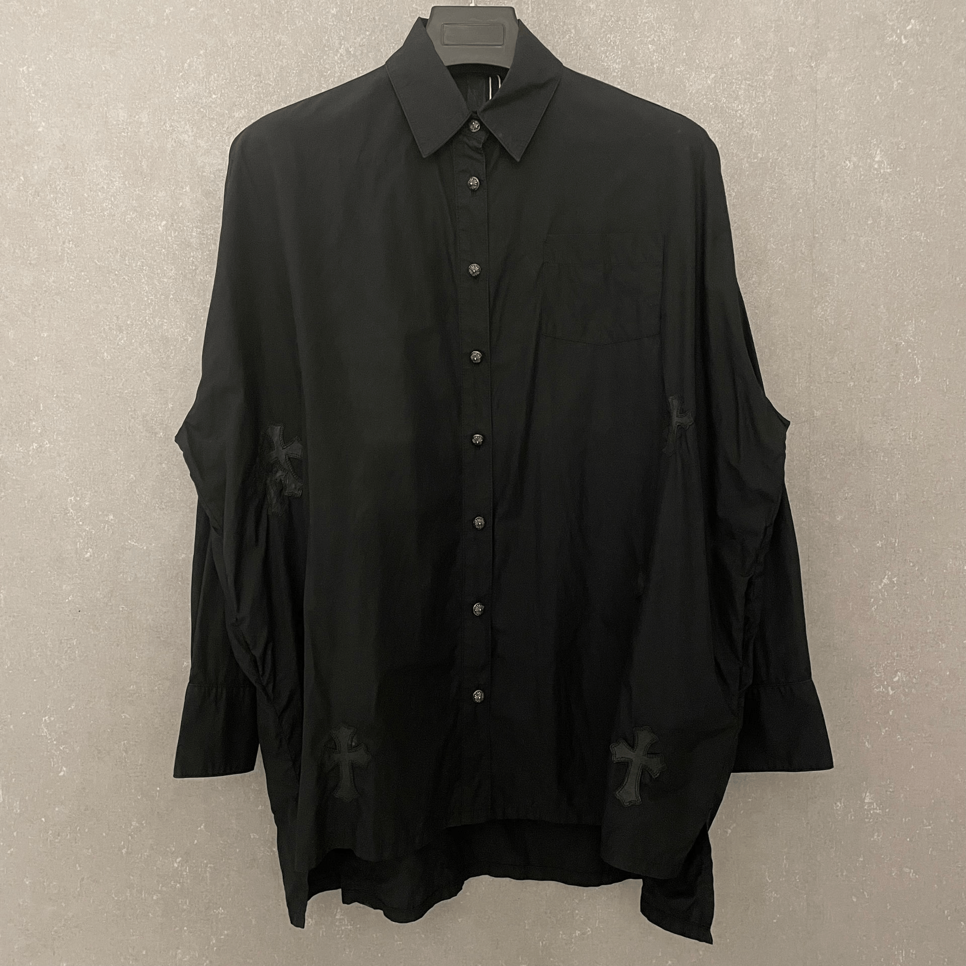 Chrome Hearts Chrome Hearts Leather Cross Patch Shirt XS Size US XS / EU 42 / 0 - 2 Thumbnail