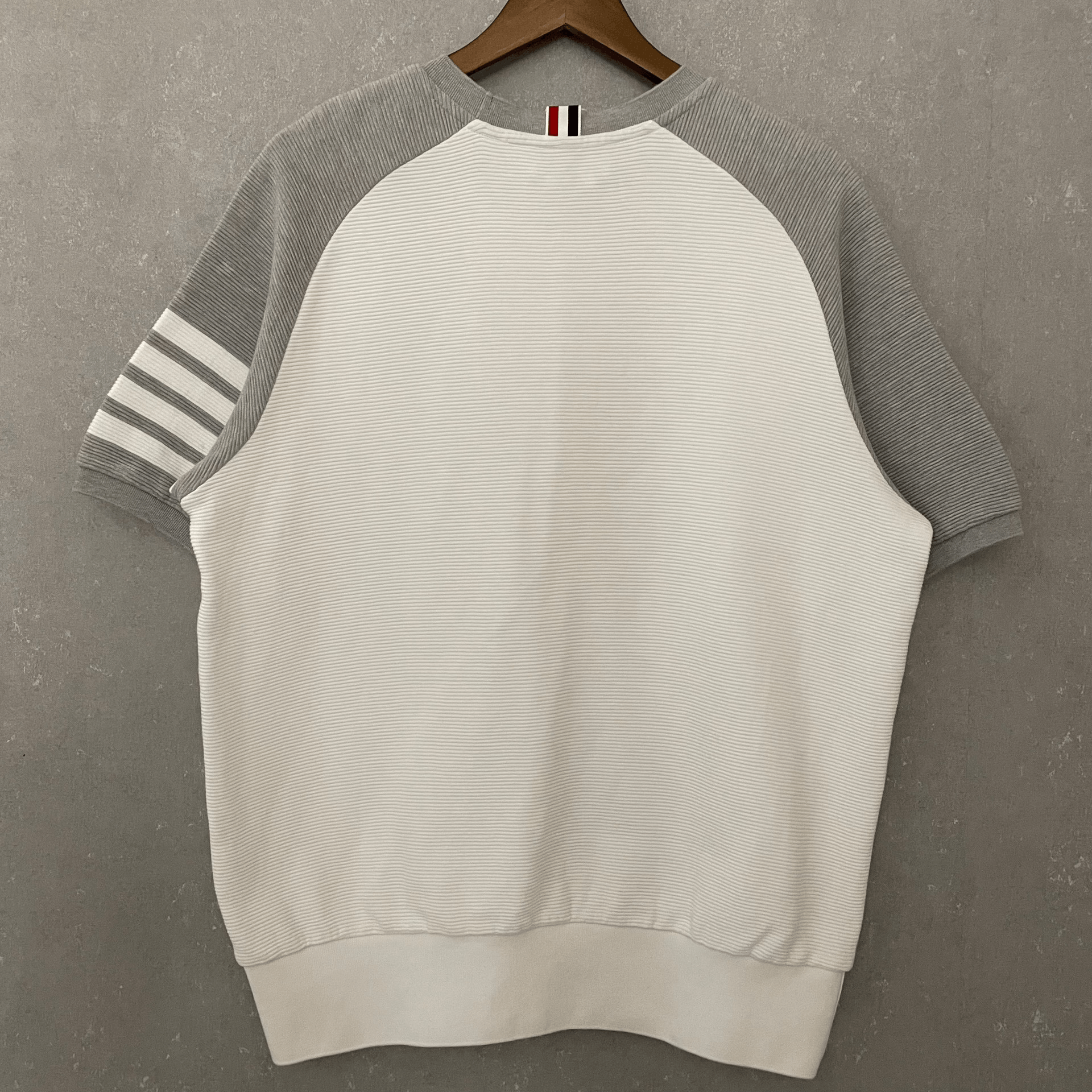 Thom Browne Thom Browne 4-Bar Waffle Knit T-Shirt Size 3 Size US L / EU 52-54 / 3 - 3 Thumbnail