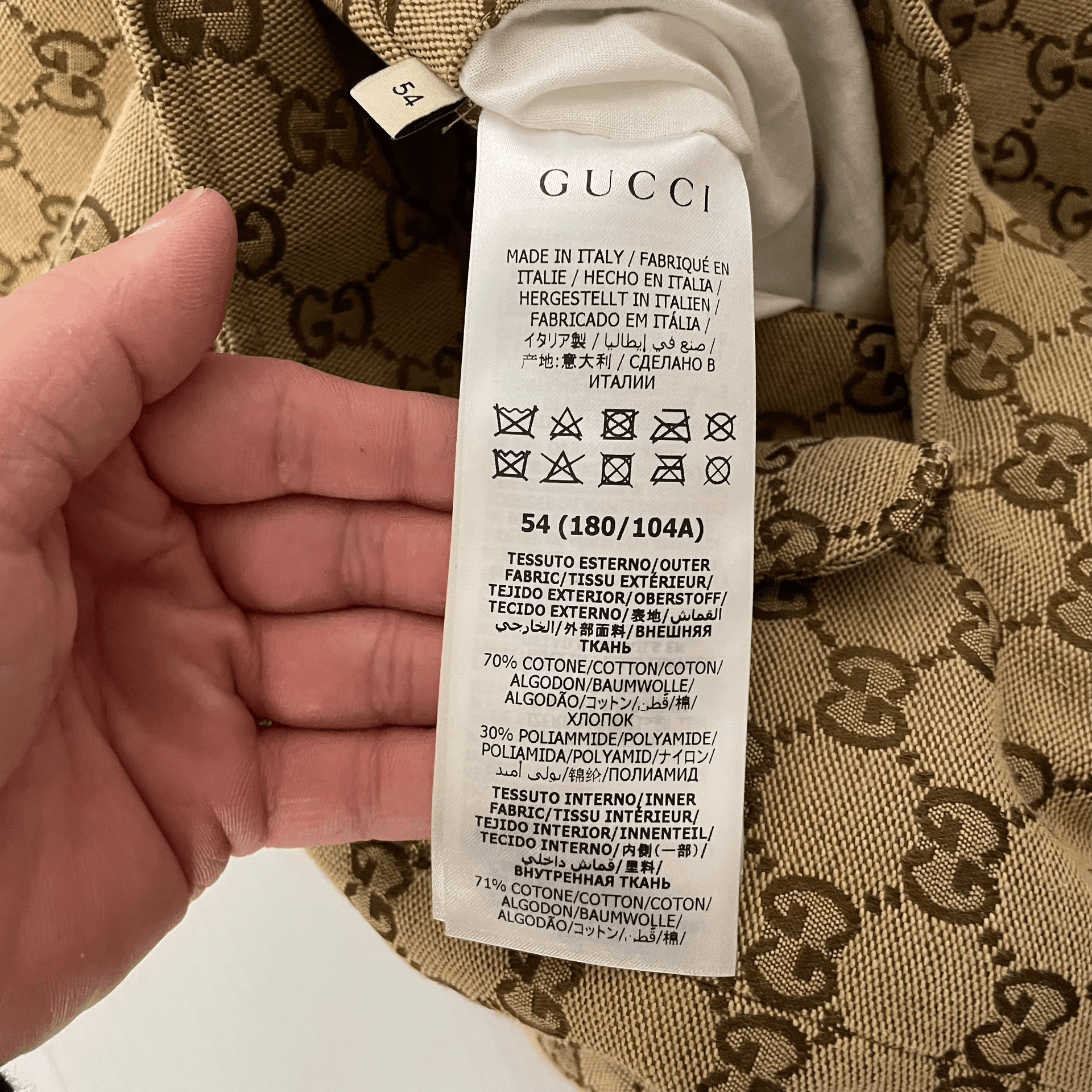 Gucci Gucci Reversible GG Monogram Suede Collar Jacket 54 Size US L / EU 52-54 / 3 - 7 Thumbnail