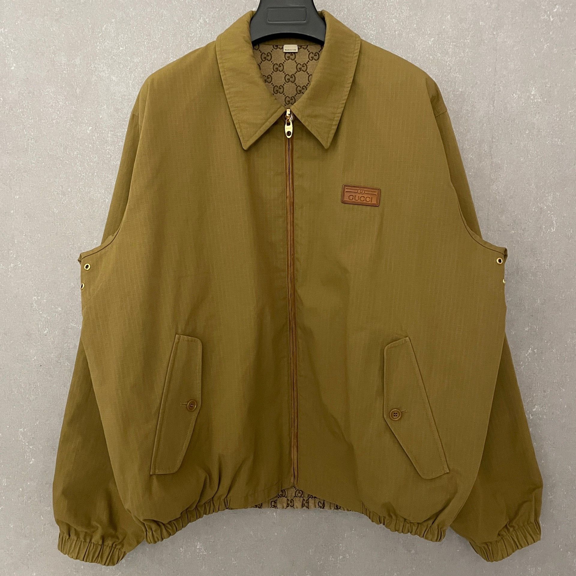 Gucci Gucci Reversible GG Monogram Suede Collar Jacket 54 Size US L / EU 52-54 / 3 - 2 Thumbnail