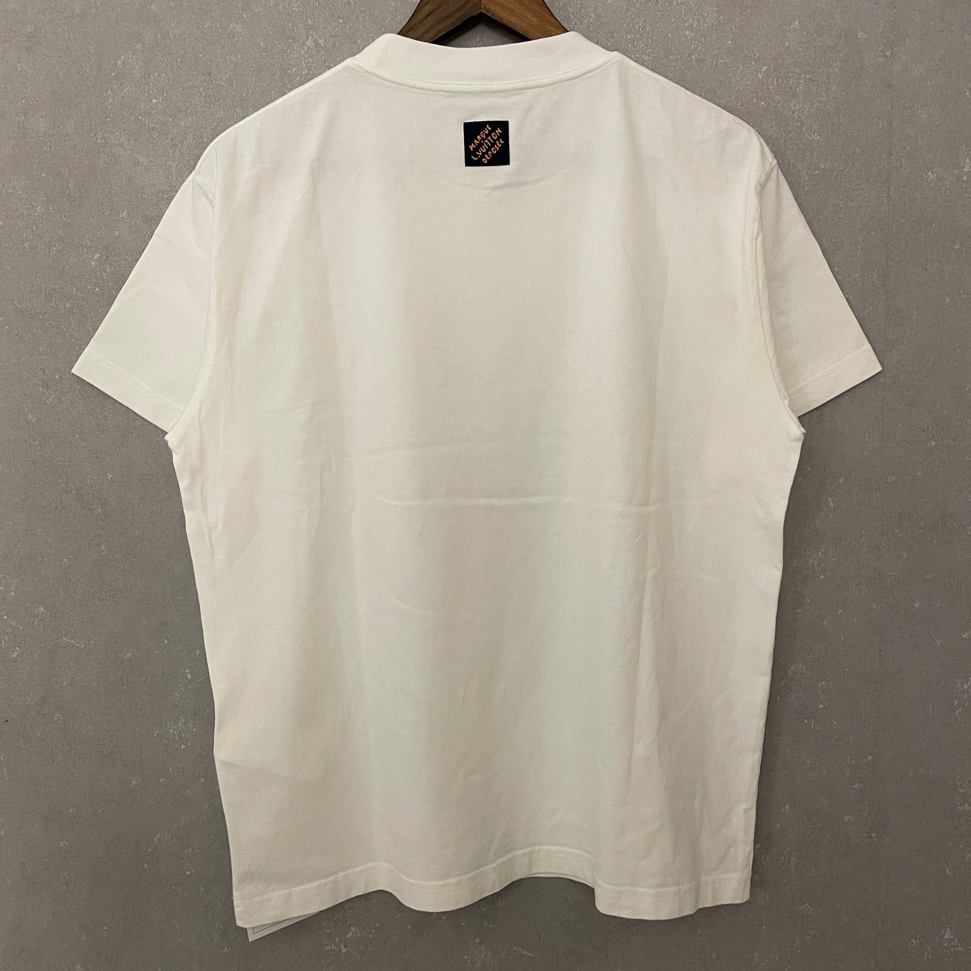 Louis Vuitton Louis Vuitton Script Embroidery T-Shirt Size M Size US M / EU 48-50 / 2 - 3 Thumbnail