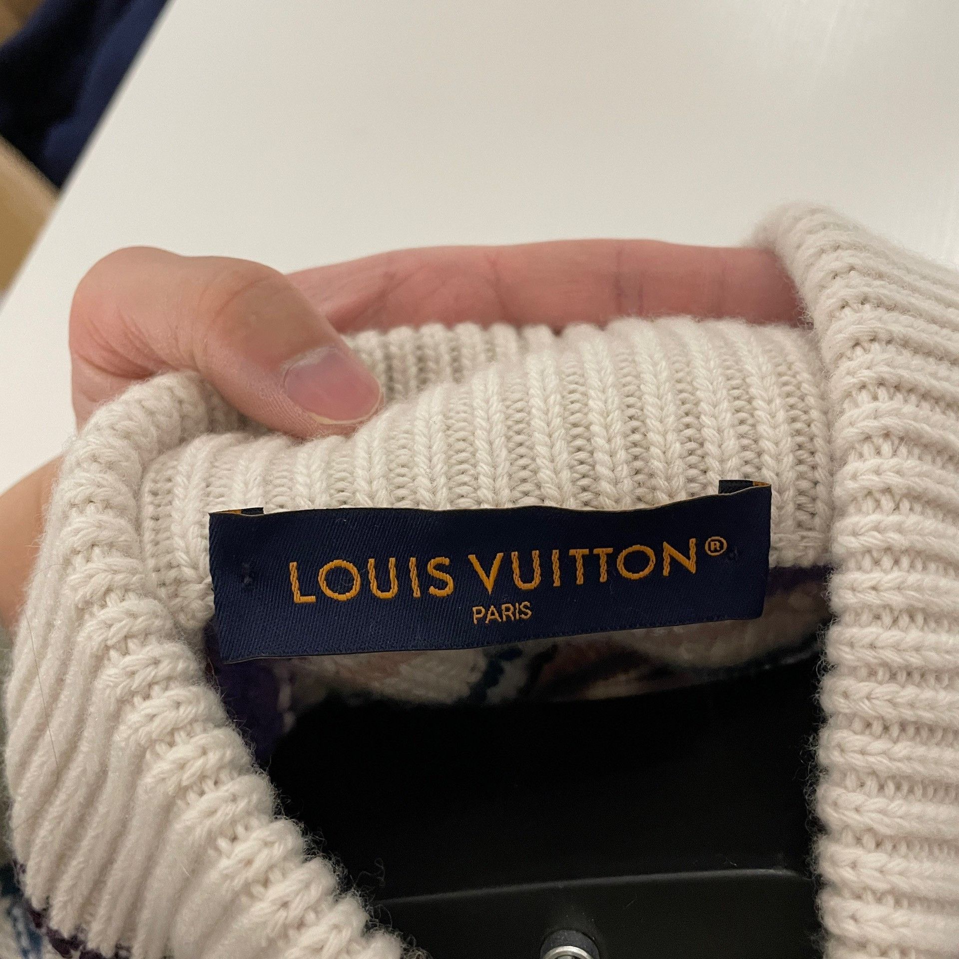 Louis Vuitton Louis Vuitton Striped Cable Knit Cardigan M Size US M / EU 48-50 / 2 - 4 Thumbnail