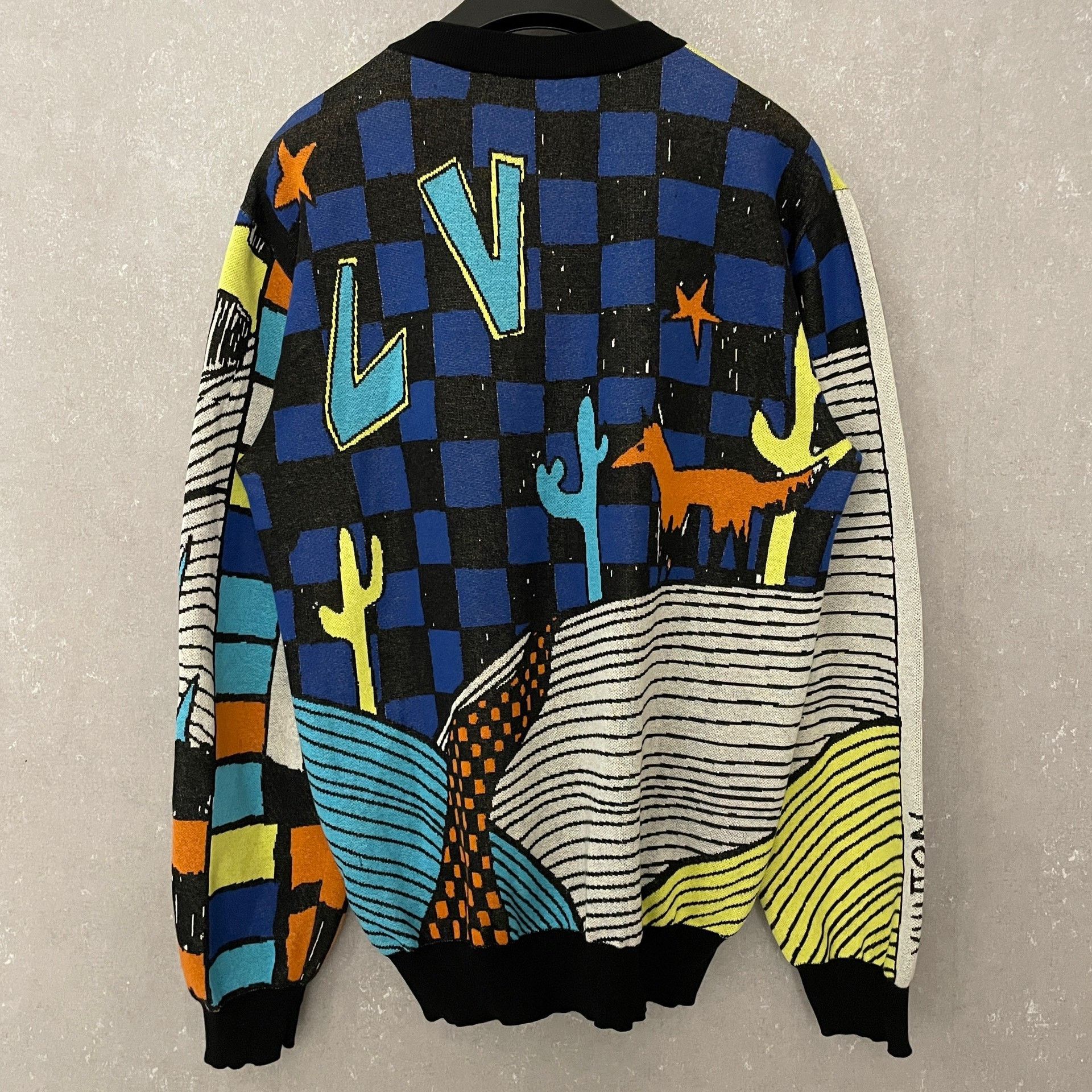 Louis Vuitton Louis Vuitton Cartoon Desert Intarsia Sweater XS Size US XS / EU 42 / 0 - 3 Thumbnail