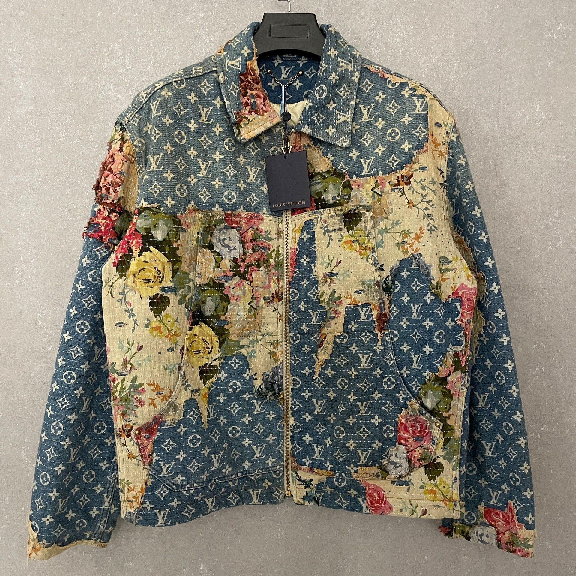 Louis Vuitton Louis Vuitton Floral Patchwork Denim Jacket 48 Size US M / EU 48-50 / 2 - 2 Thumbnail
