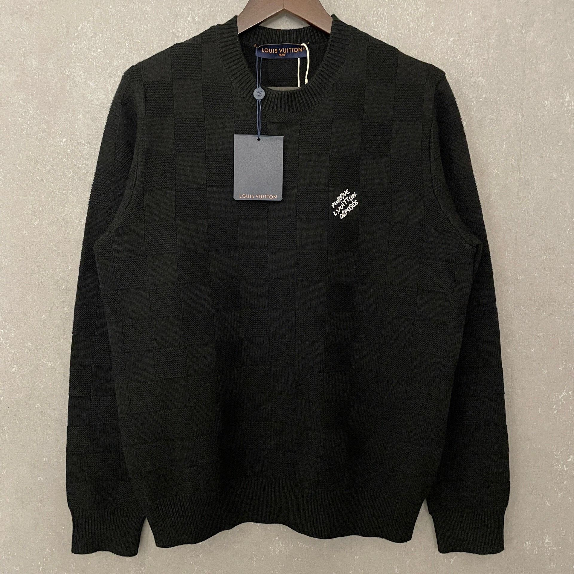 Louis Vuitton Louis Vuitton Damier Marque Logo Sweater Size M Size US M / EU 48-50 / 2 - 2 Thumbnail