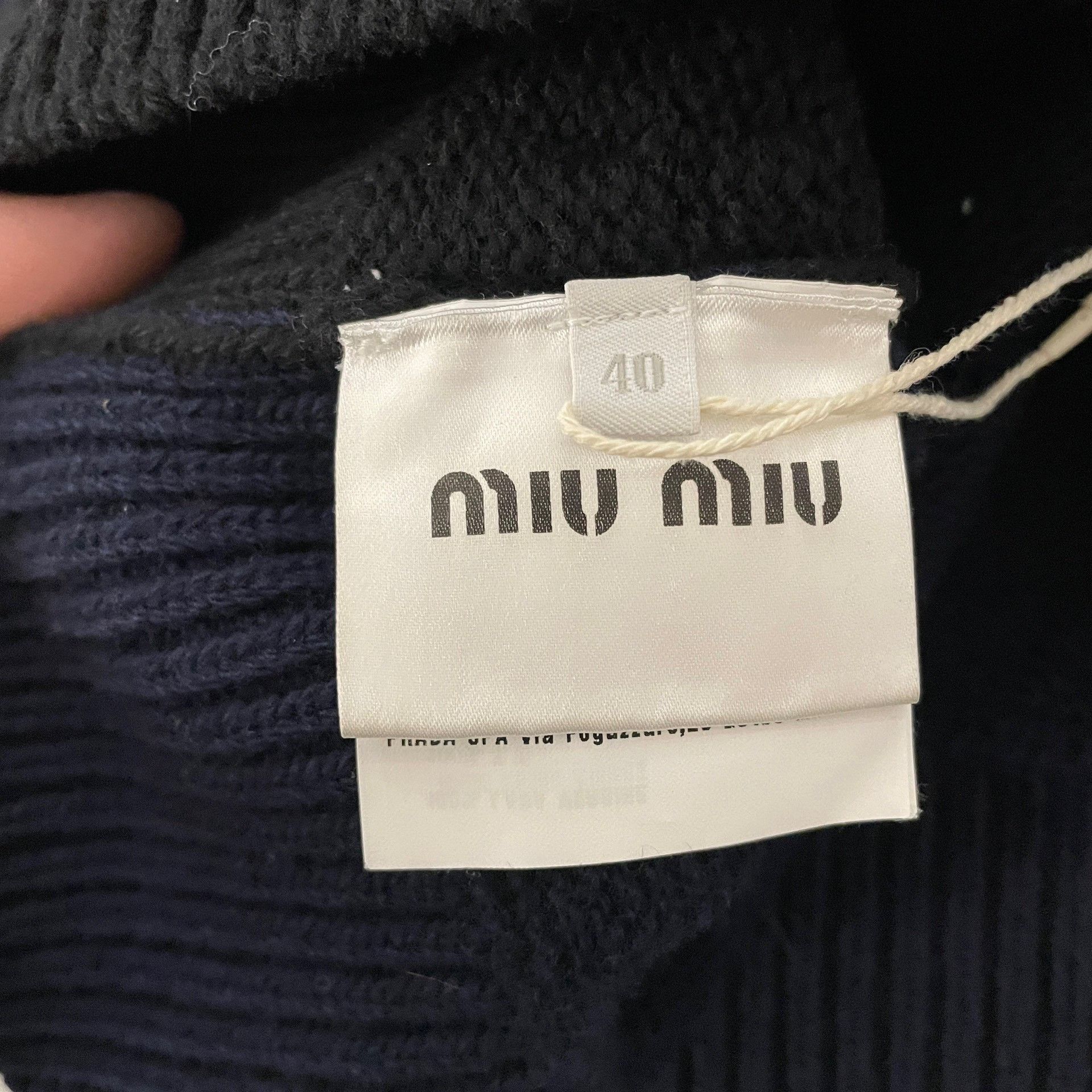 Miu Miu Miu Miu Argyle Knit Turtleneck Sweater IT 40 Size S / US 4 / IT 40 - 5 Thumbnail