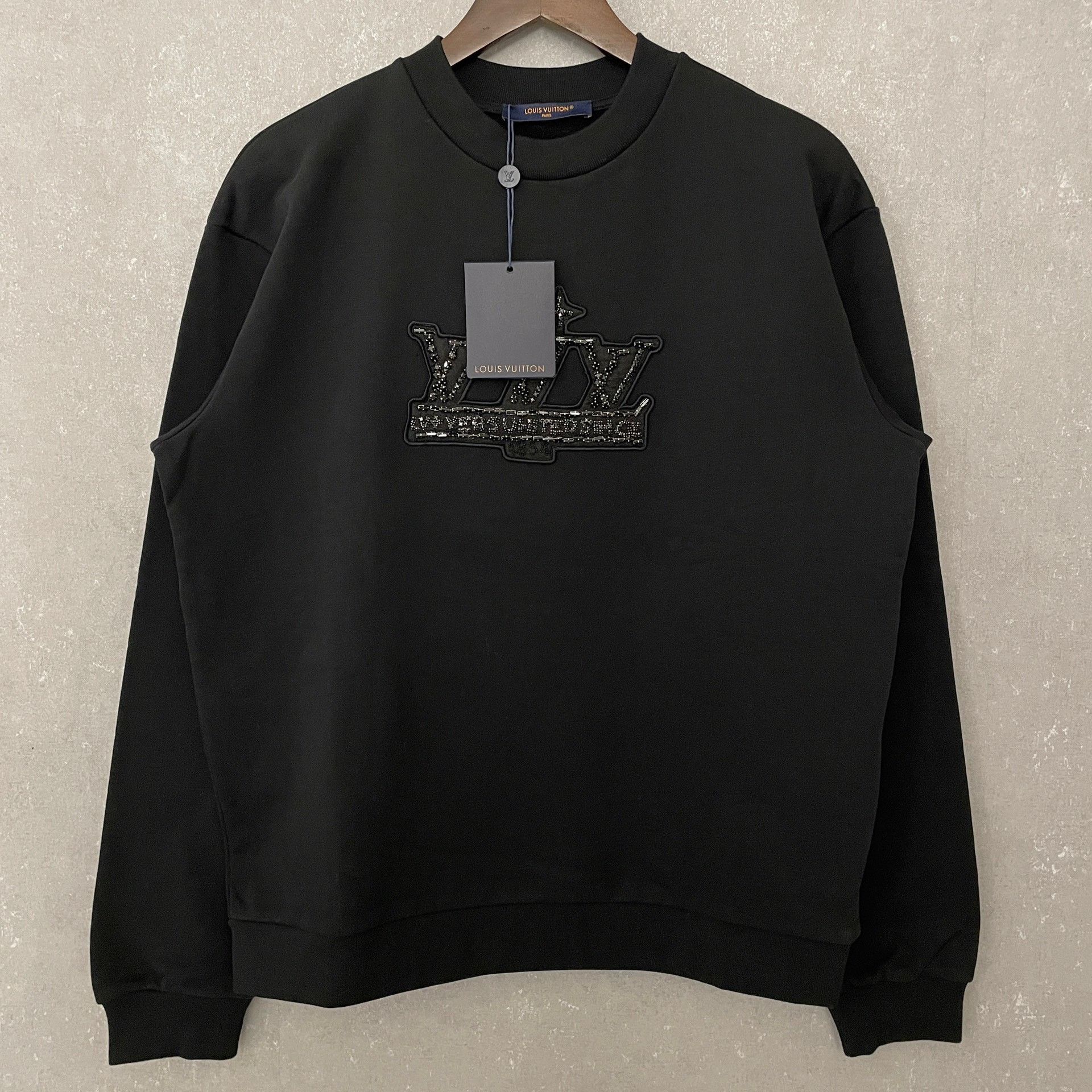 Louis Vuitton Louis Vuitton Beaded Logo Sweatshirt S Size US S / EU 44-46 / 1 - 2 Thumbnail
