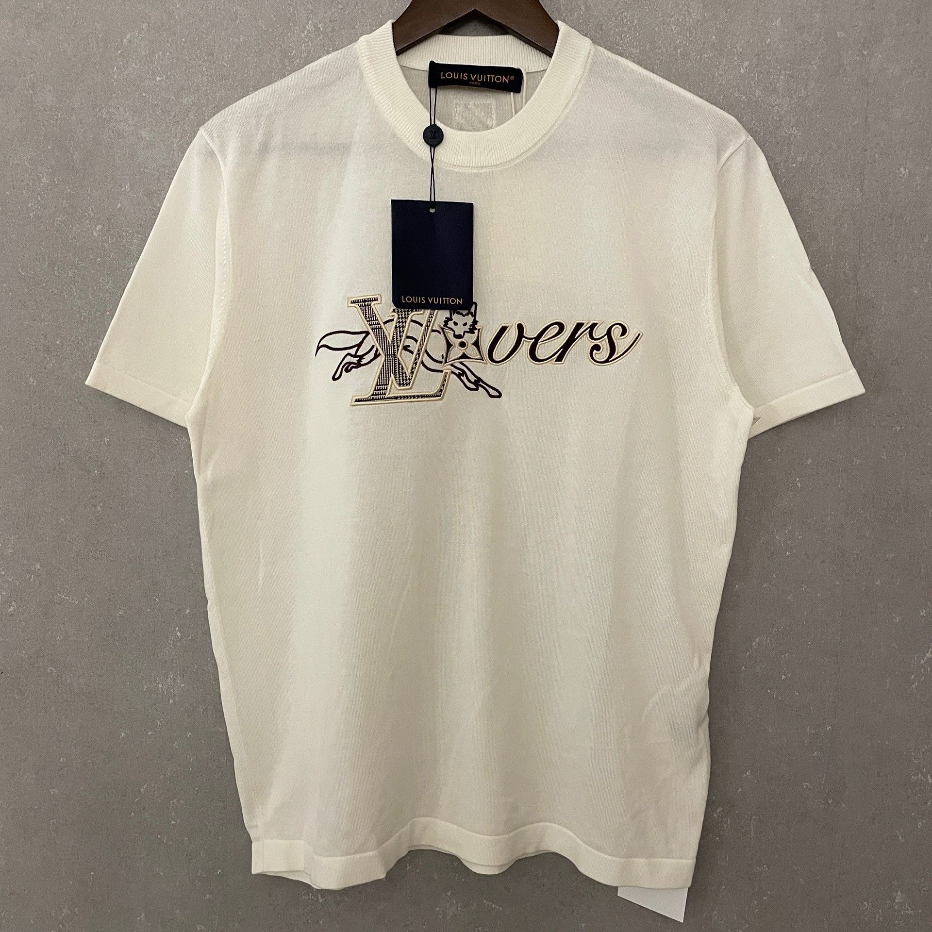 Louis Vuitton Louis Vuitton Fox Embroidered T-Shirt M Size US M / EU 48-50 / 2 - 2 Thumbnail