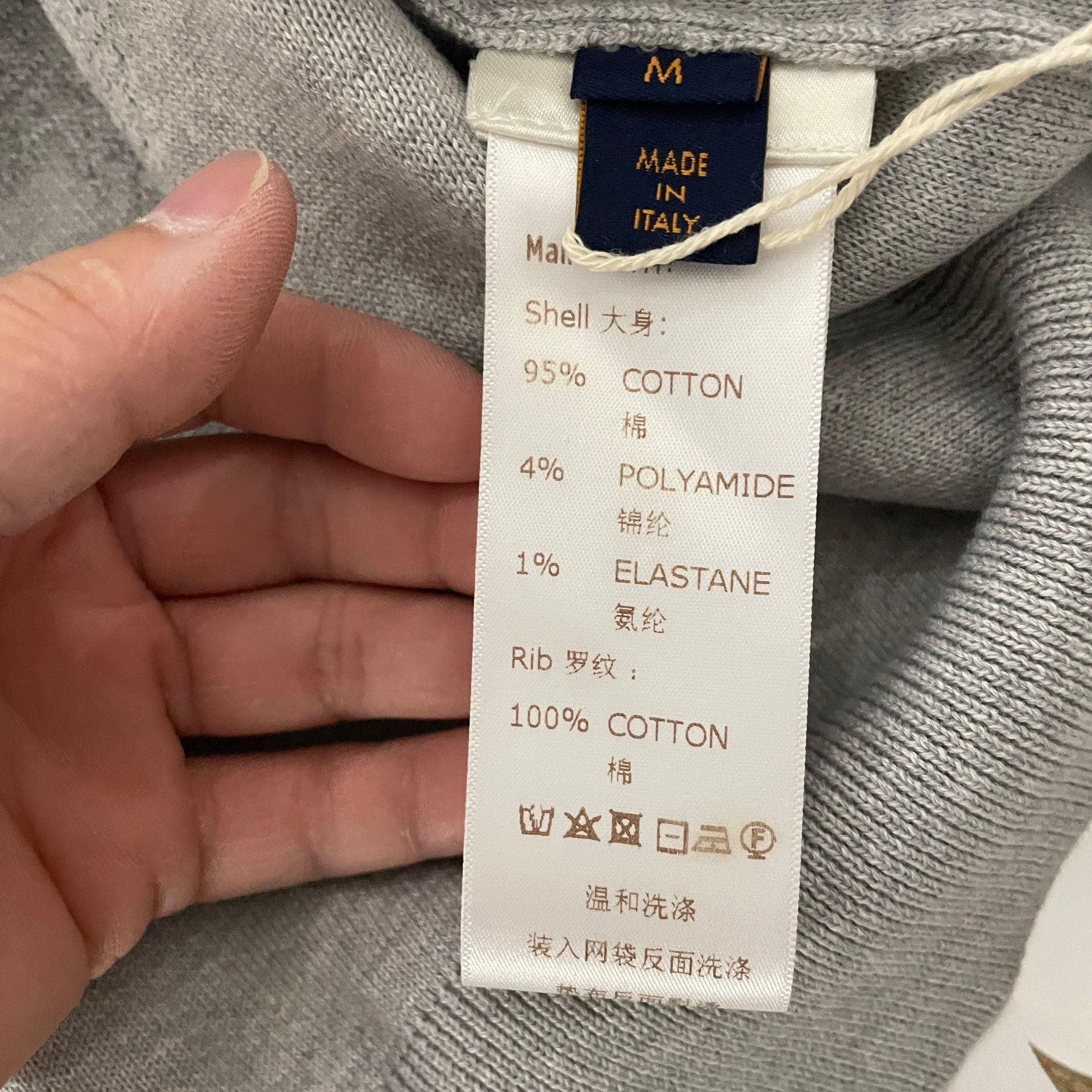 Louis Vuitton Louis Vuitton Monogram Embossed Knit Sweater Size M Size US M / EU 48-50 / 2 - 5 Thumbnail