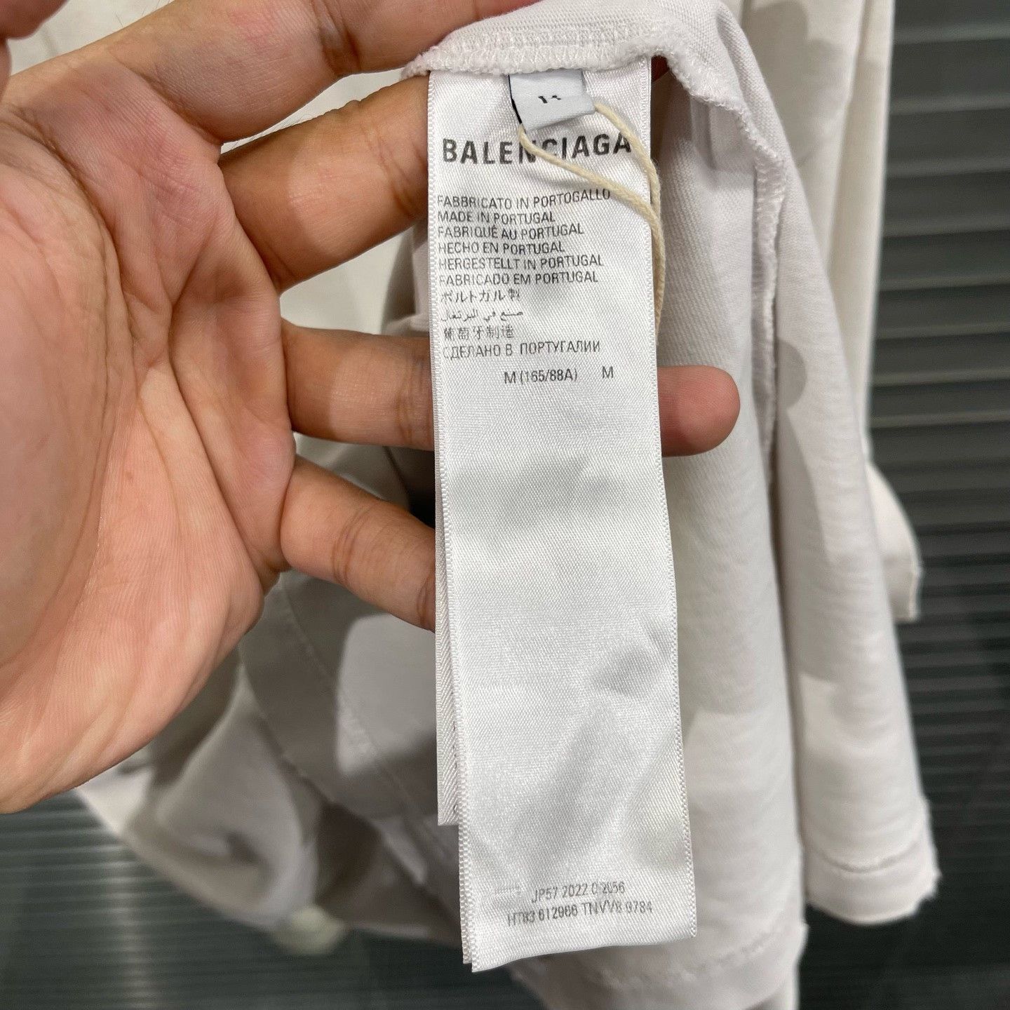 Balenciaga Balenciaga Mirrored Logo T-Shirt M Size US M / EU 48-50 / 2 - 6 Thumbnail