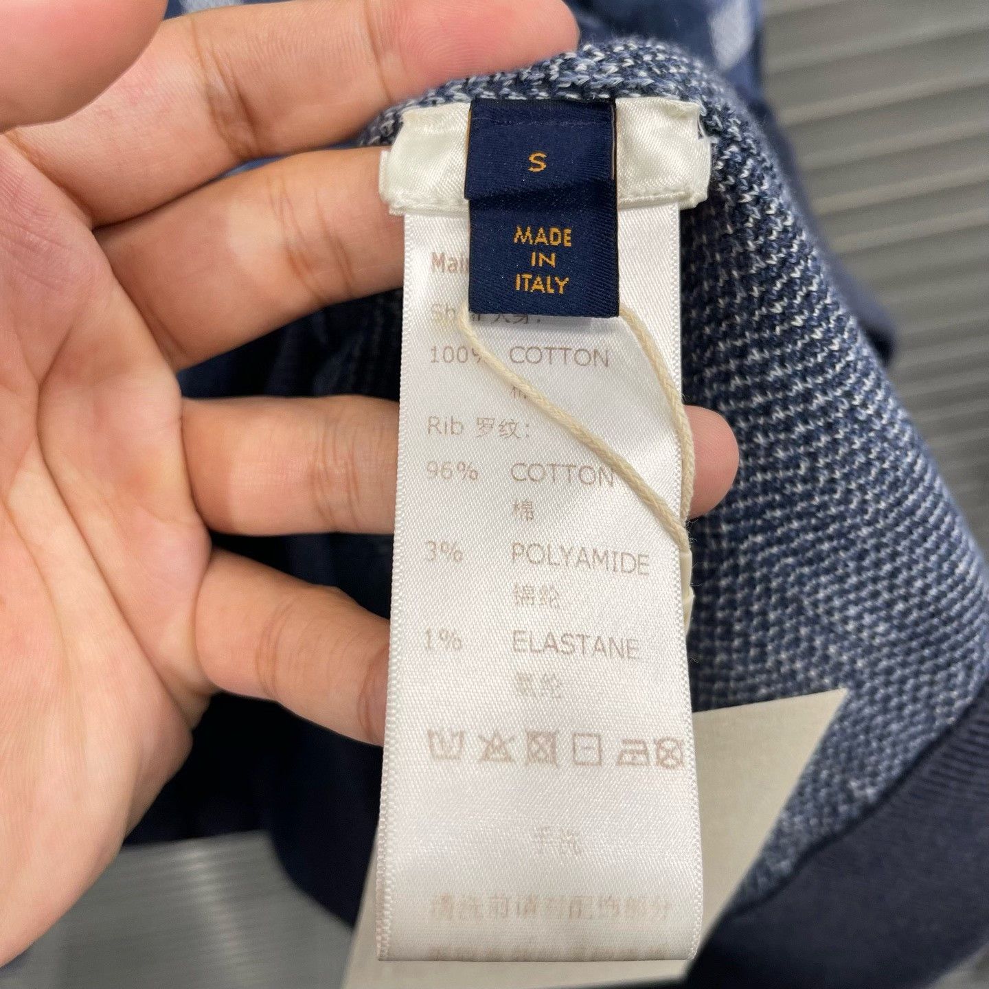 Louis Vuitton Louis Vuitton Damier Pattern Embroidered Sweatshirt S Size US S / EU 44-46 / 1 - 7 Thumbnail