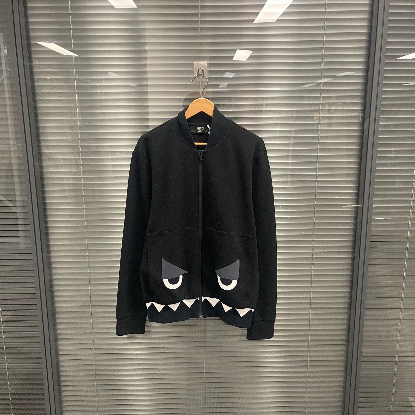 Fendi Fendi Monster Bug Eye Zip Jacket Size XL Size US XL / EU 56 / 4 - 2 Thumbnail