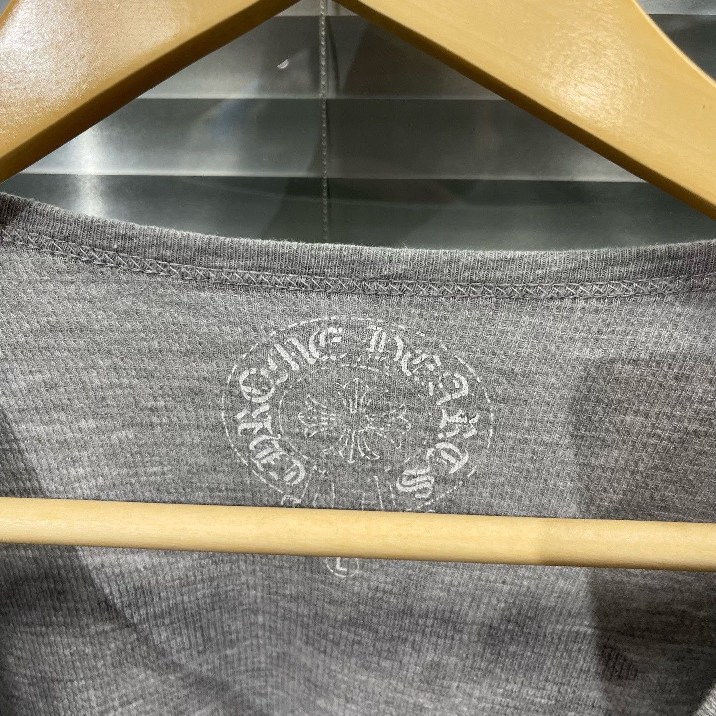 Chrome Hearts Chrome Hearts Dagger Waffle Knit Long Sleeve L Size US L / EU 52-54 / 3 - 4 Thumbnail