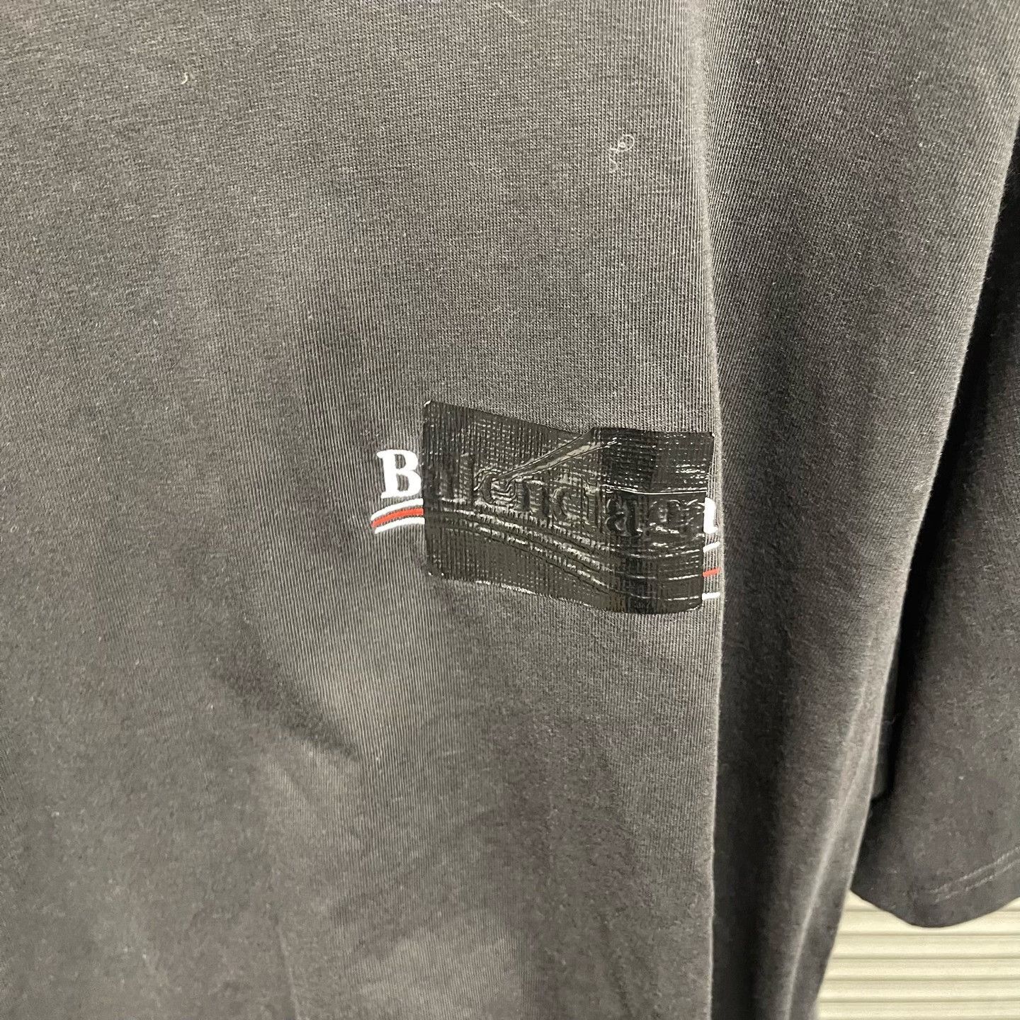 Balenciaga Balenciaga Gaffer Tape Logo T-Shirt S Size US S / EU 44-46 / 1 - 5 Thumbnail