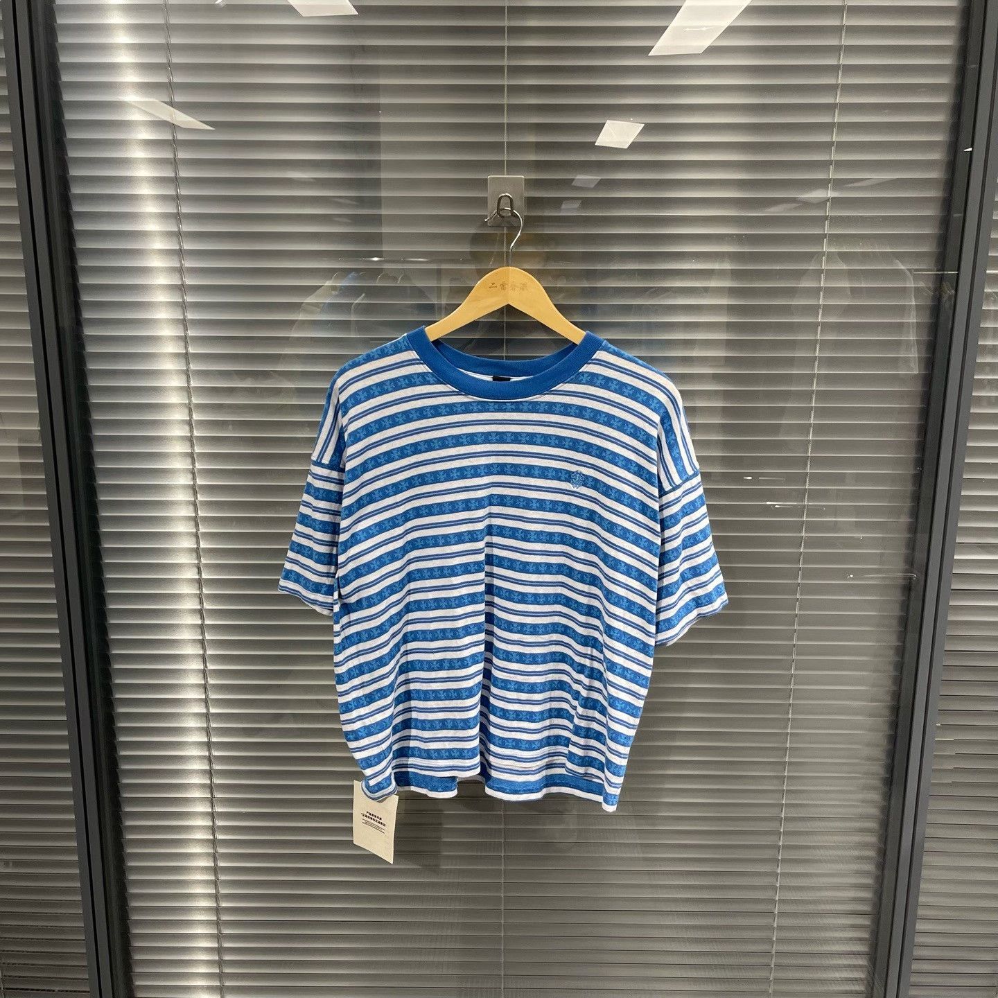 Chrome Hearts Chrome Hearts Blue Striped Dagger T-Shirt S Size US S / EU 44-46 / 1 - 2 Thumbnail