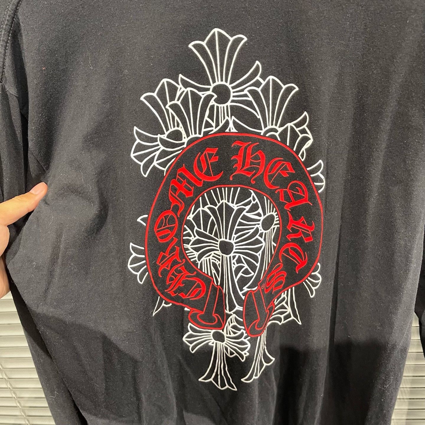 Chrome Hearts Chrome Hearts Phantom Horseshoe Long Sleeve Size L Size US L / EU 52-54 / 3 - 6 Thumbnail