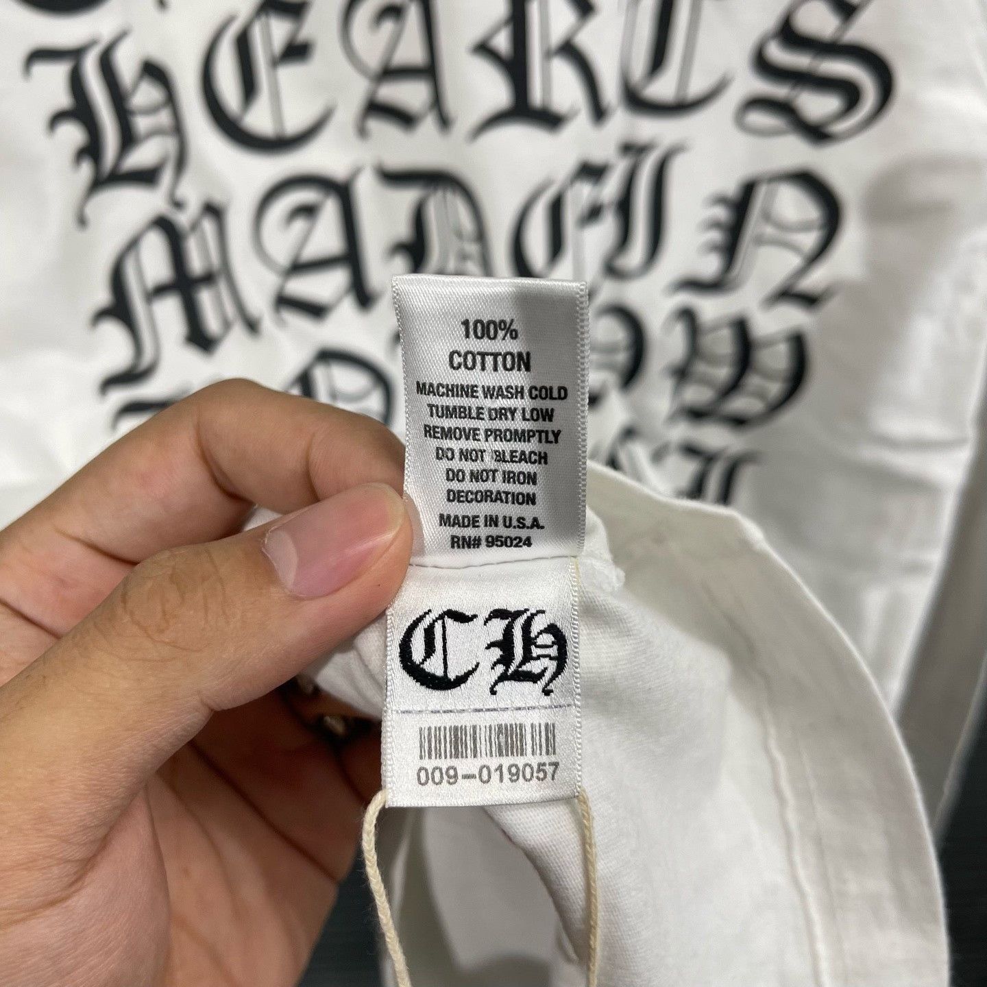 Chrome Hearts Chrome Hearts Script Logo Long Sleeve White M Size US M / EU 48-50 / 2 - 9 Thumbnail