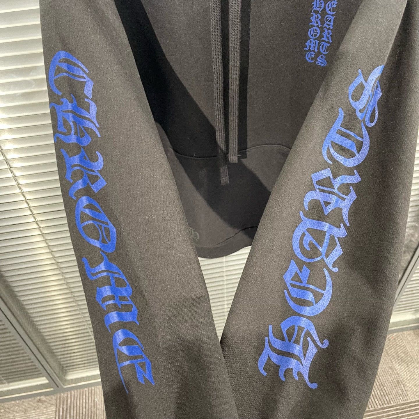 Chrome Hearts Chrome Hearts Blue Script Logo Hoodie M Size US M / EU 48-50 / 2 - 6 Thumbnail