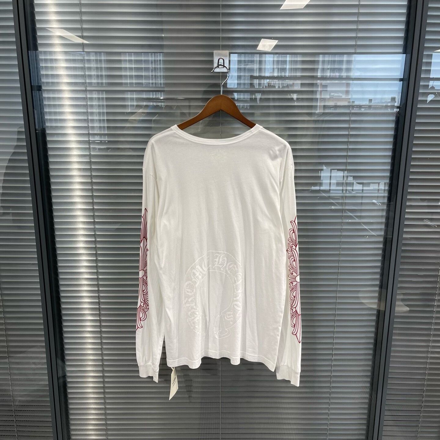 Chrome Hearts Chrome Hearts Red Cross Flower Long Sleeve T-Shirt XL Size US XL / EU 56 / 4 - 3 Thumbnail