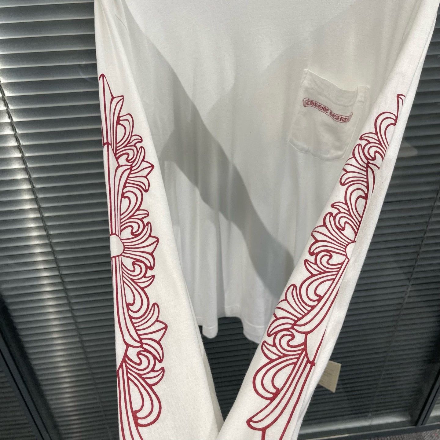 Chrome Hearts Chrome Hearts Red Cross Flower Long Sleeve T-Shirt XL Size US XL / EU 56 / 4 - 6 Thumbnail