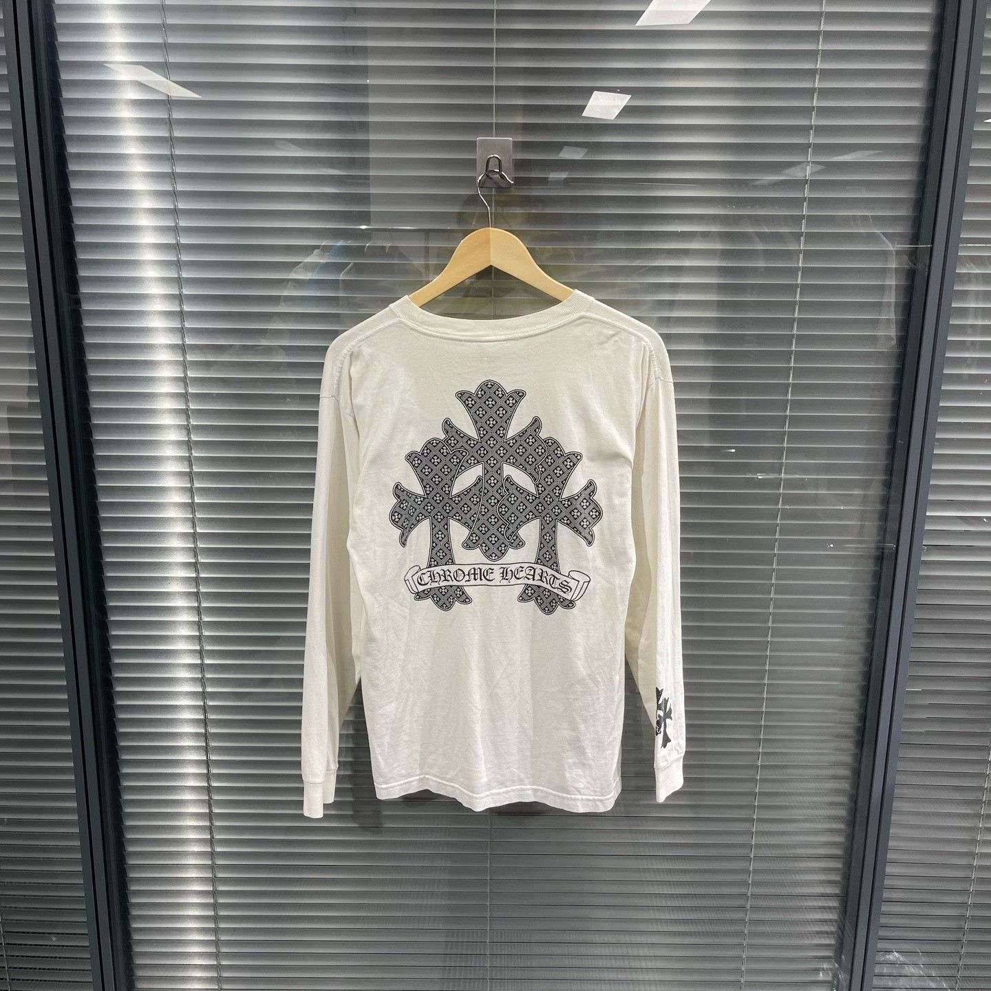 Chrome Hearts Chrome Hearts Multi Cross Graphic Long Sleeve Size M Size US M / EU 48-50 / 2 - 2 Thumbnail