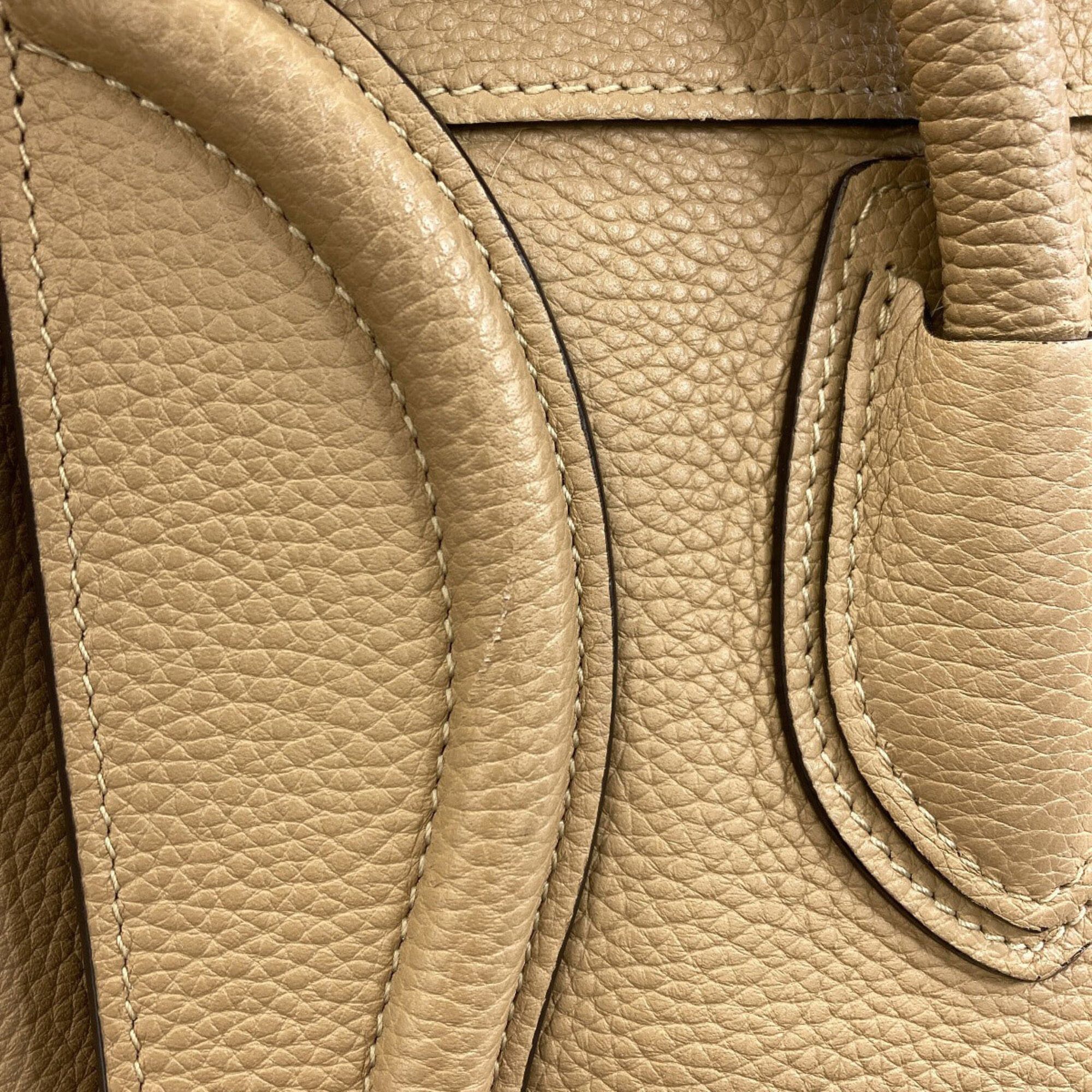 Celine Celine Luggage Micro Handbag, Calfskin, Women's Size ONE SIZE - 15 Thumbnail