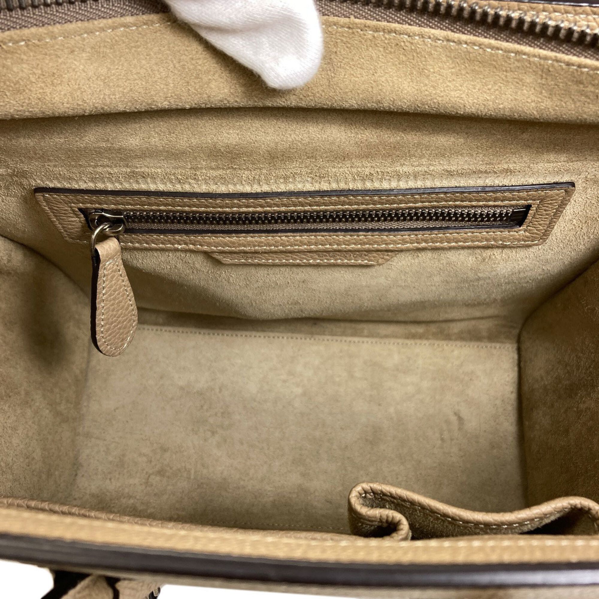 Celine Celine Luggage Micro Handbag, Calfskin, Women's Size ONE SIZE - 8 Thumbnail