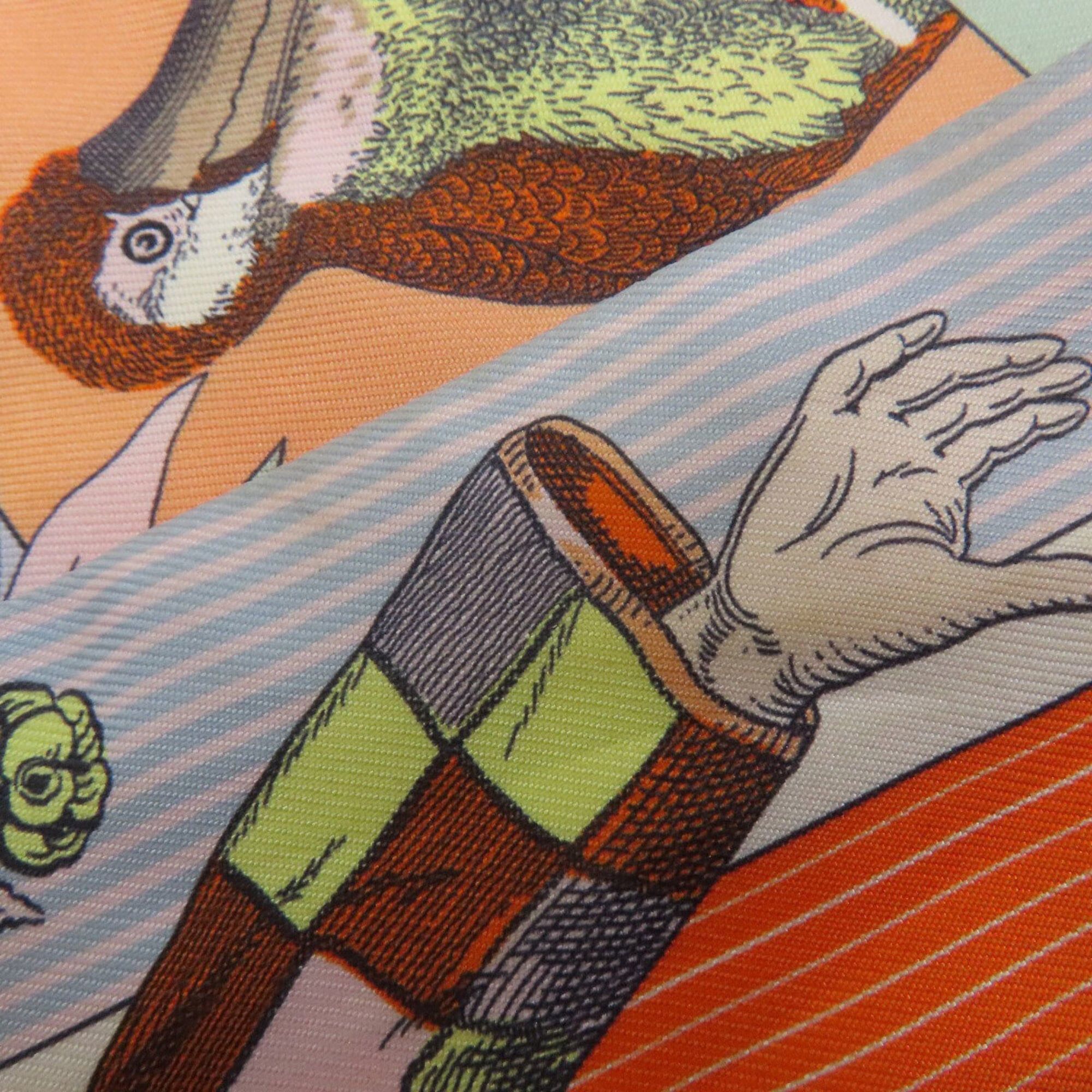 Hermes Hermes Twilly Scarf Muffler Silk Women's HERMES Size ONE SIZE - 9 Thumbnail