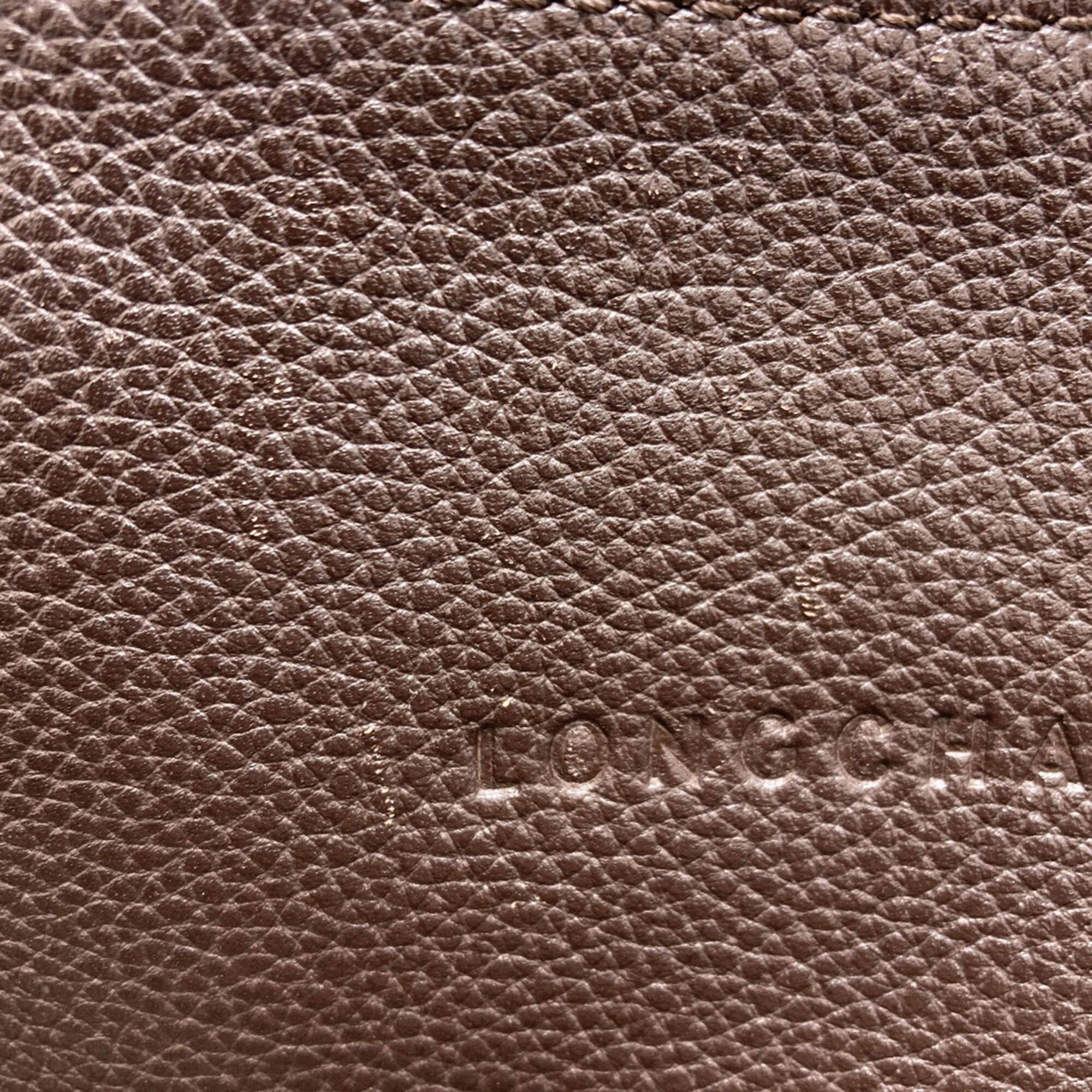 Longchamp Longchamp Logo Shoulder Bag Leather Women's Size ONE SIZE - 9 Thumbnail