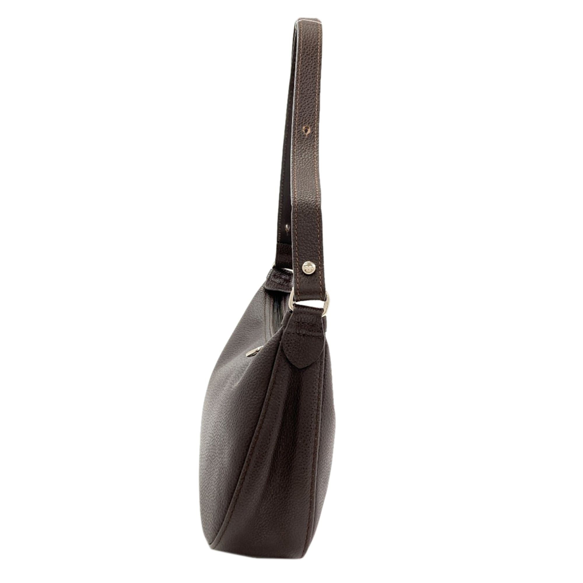 Longchamp Longchamp Logo Shoulder Bag Leather Women's Size ONE SIZE - 3 Thumbnail